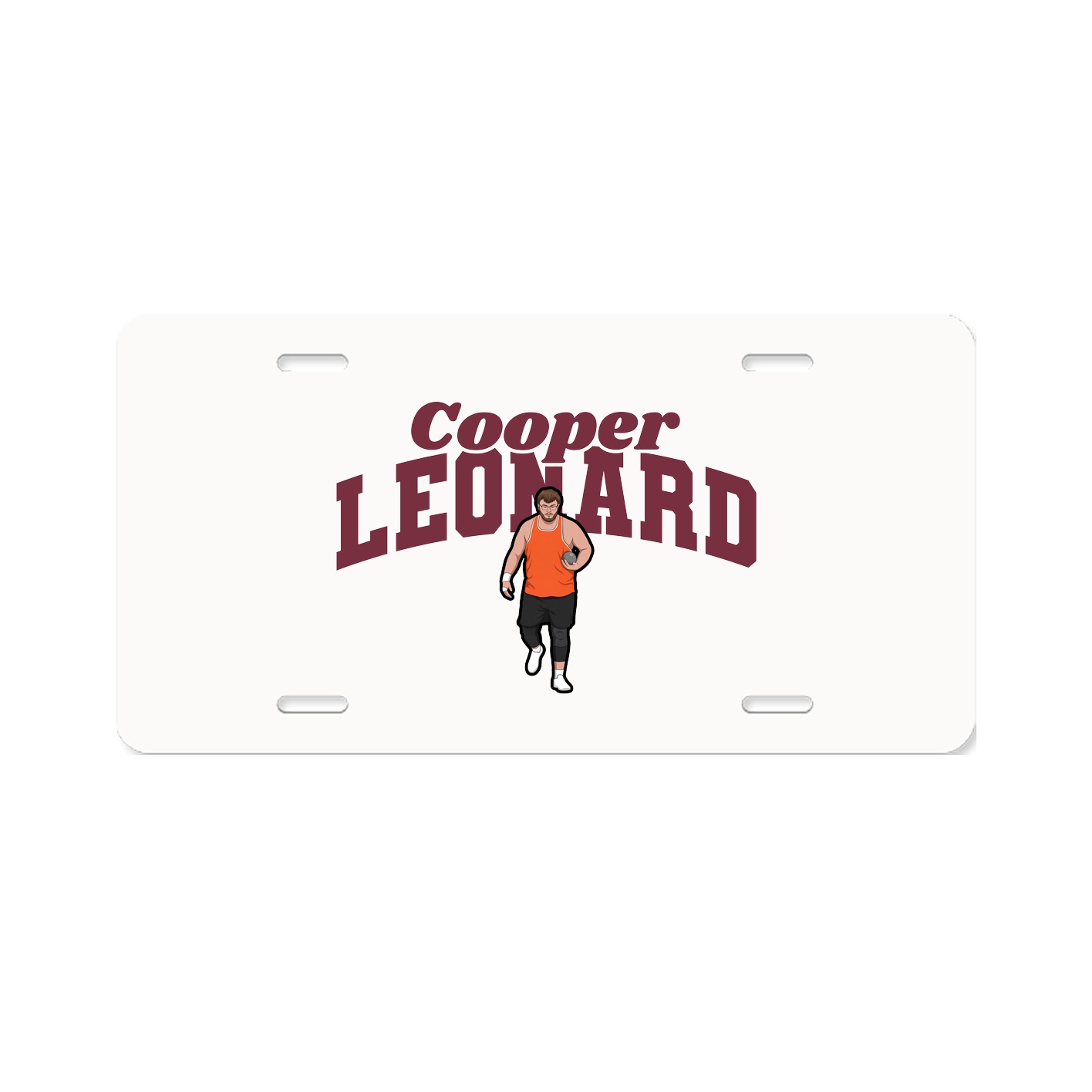 License Plate — Signature Arch in Classic
