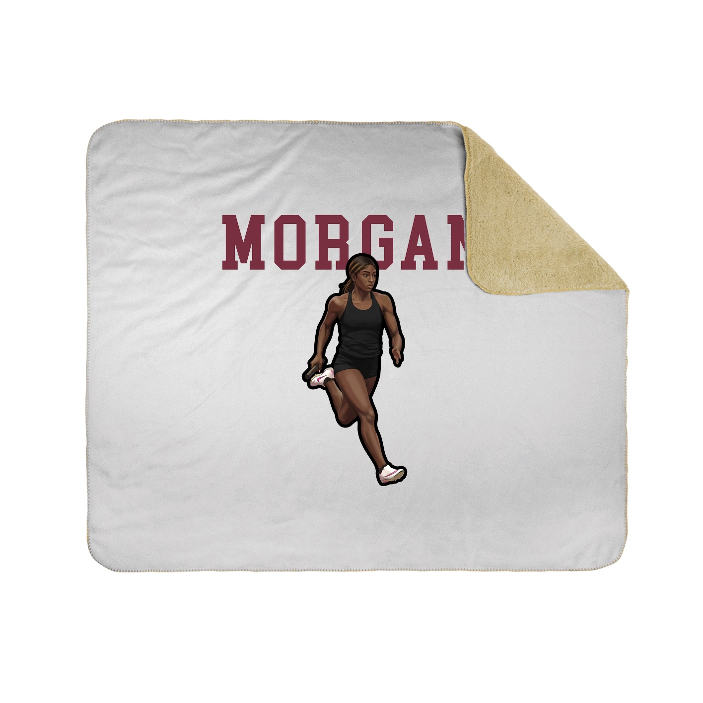 Throw Blanket — Shirsey in White