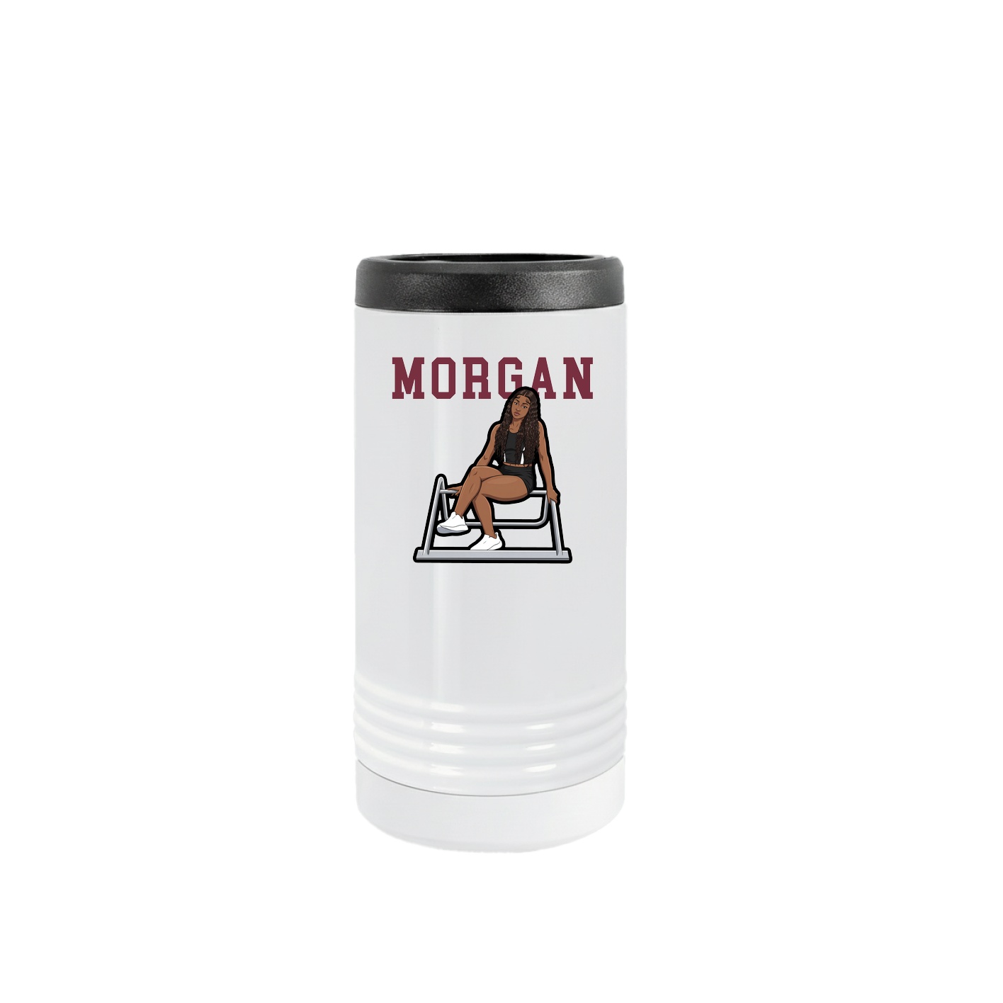 Slim Beverage Holder — Shirsey in White