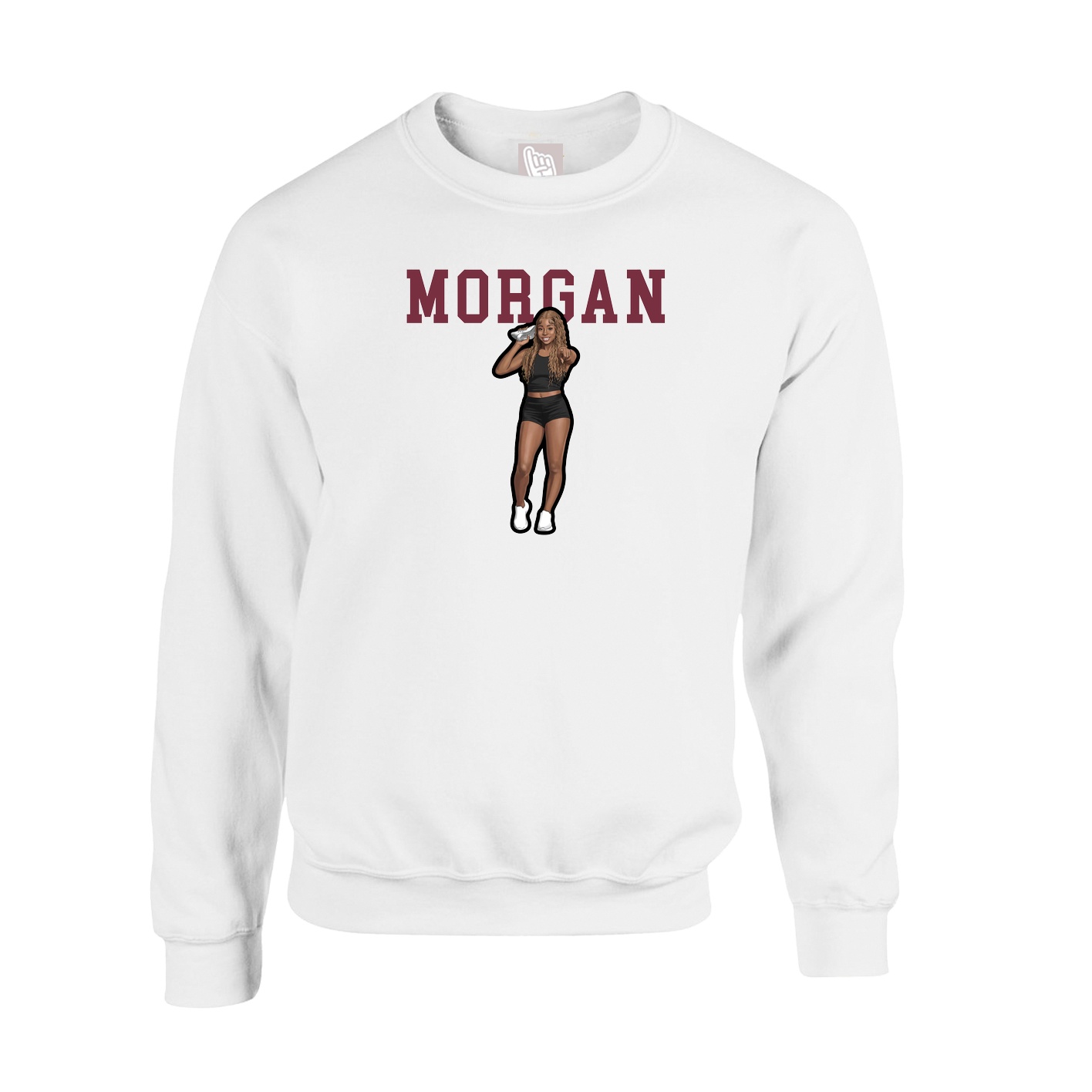 Fleece Crew — Shirsey in White