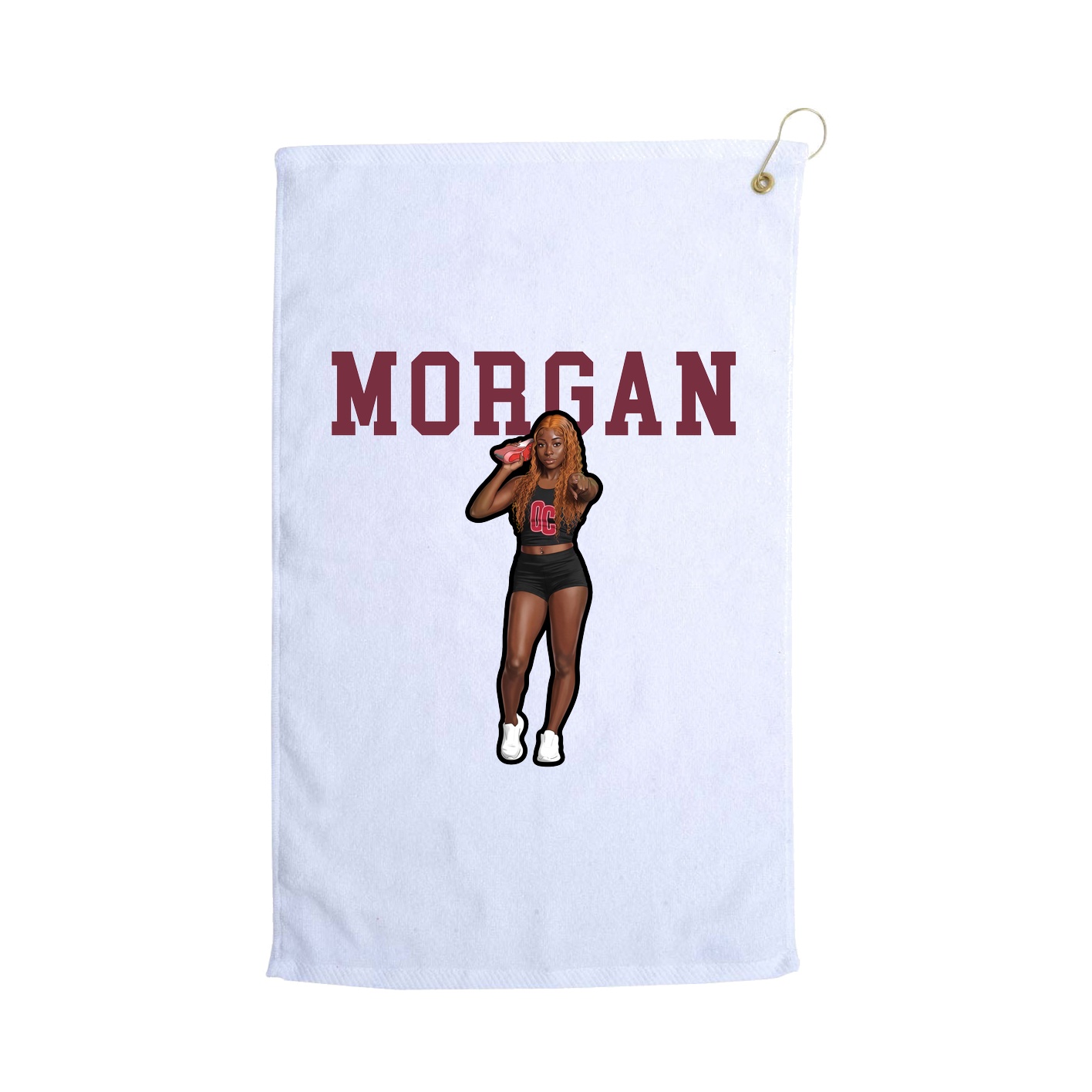 Golf Towel — Shirsey in White
