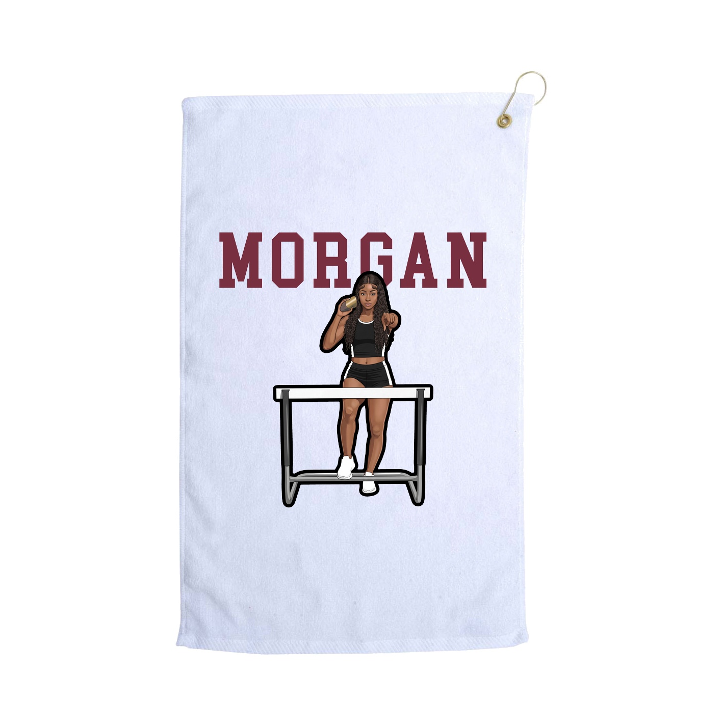 Golf Towel — Shirsey in White