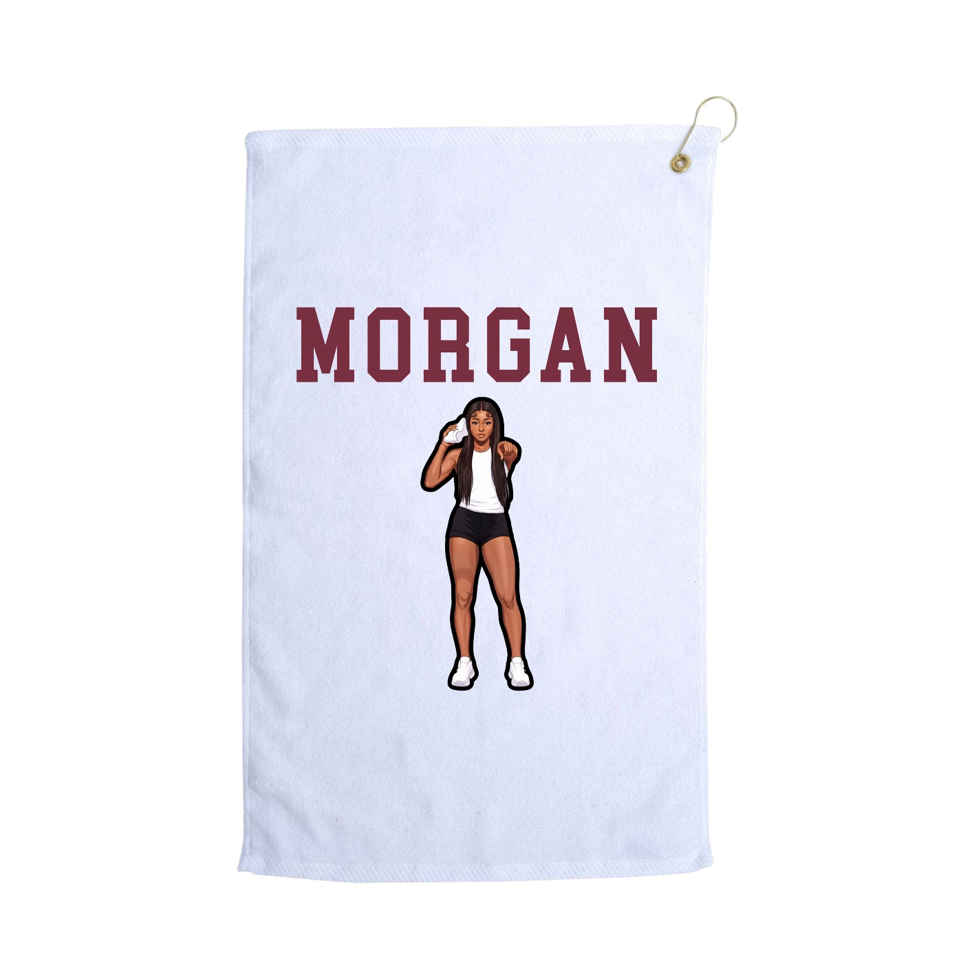 Golf Towel — Shirsey in White