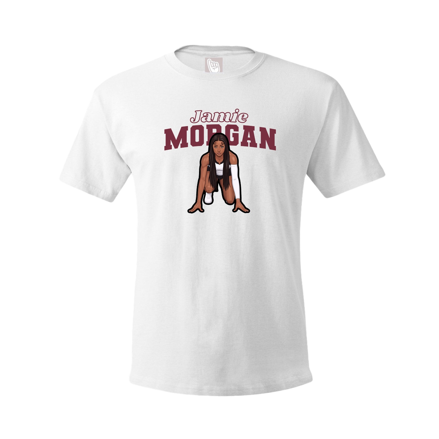 Tee — Name Arch in White