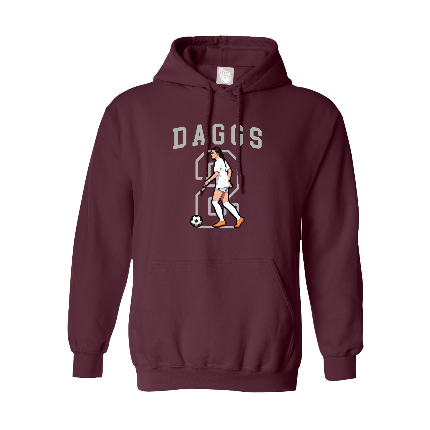 Youth Hoodie — Shirsey in Maroon