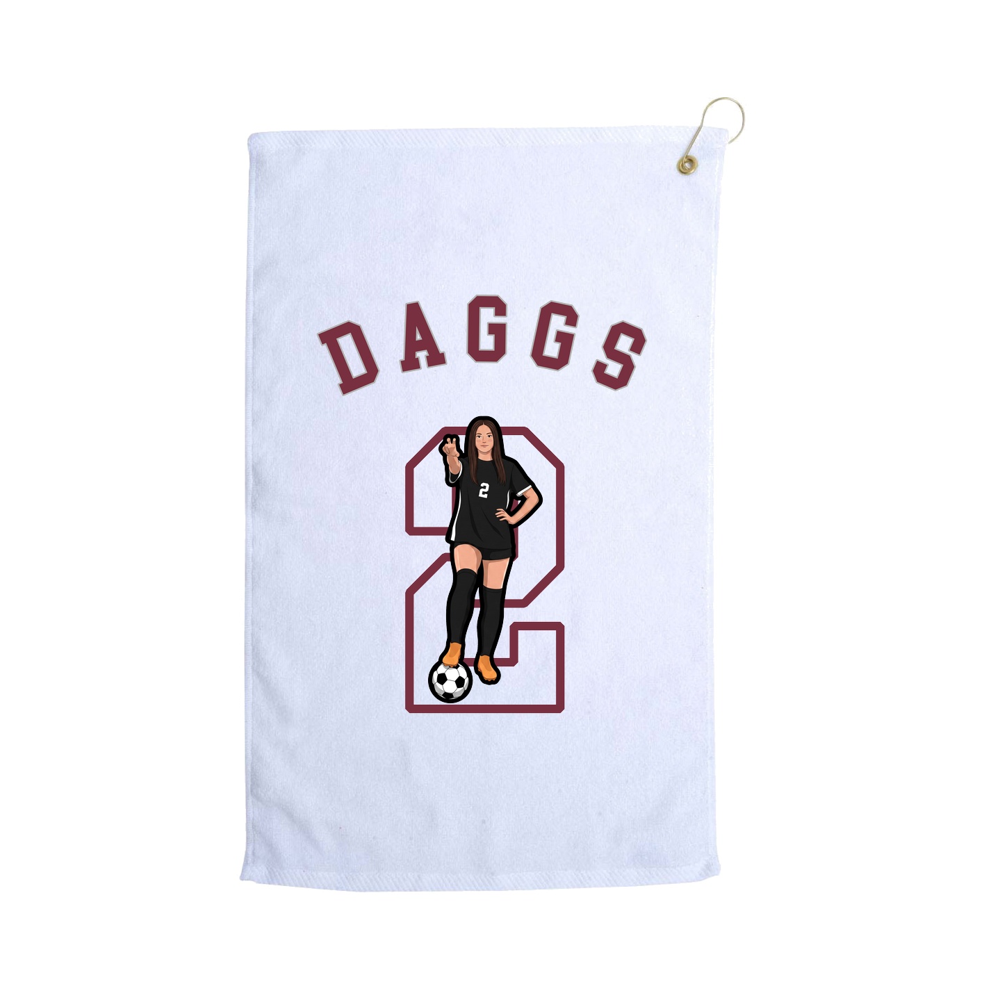 Terry Velour Golf Towel