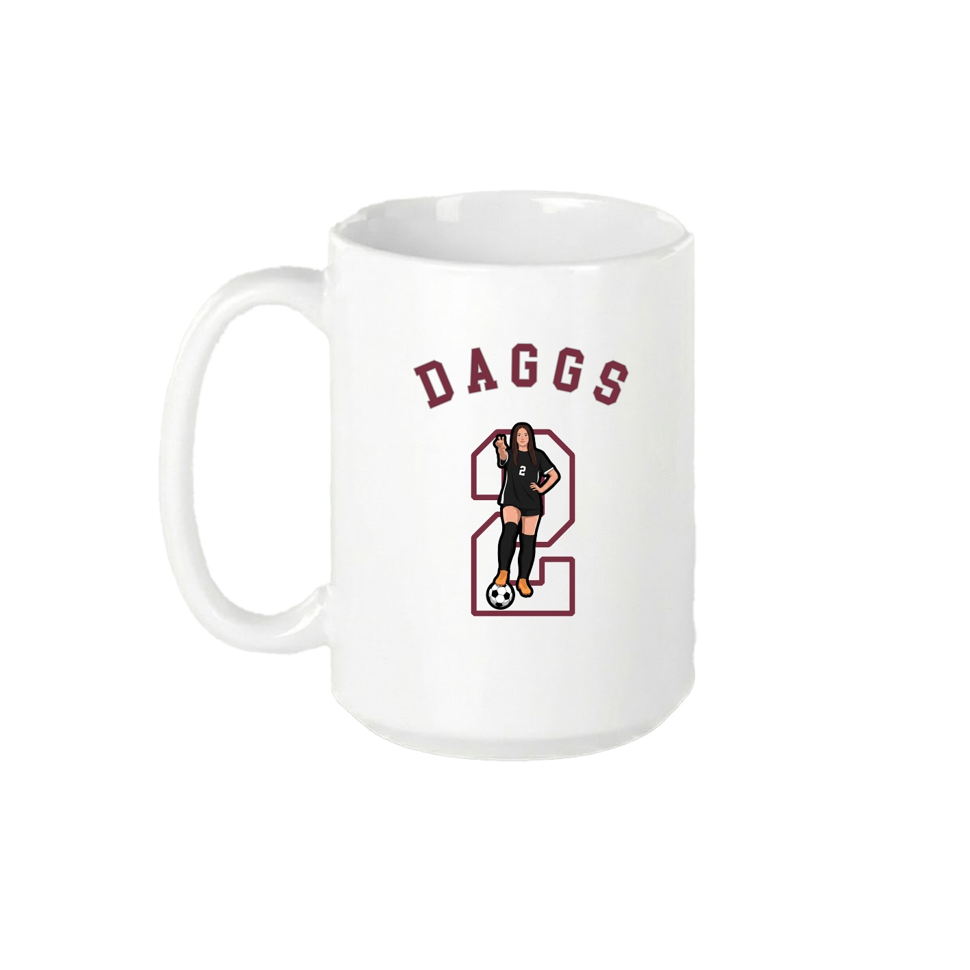 15oz Coffee Mug — Shirsey Arch in White