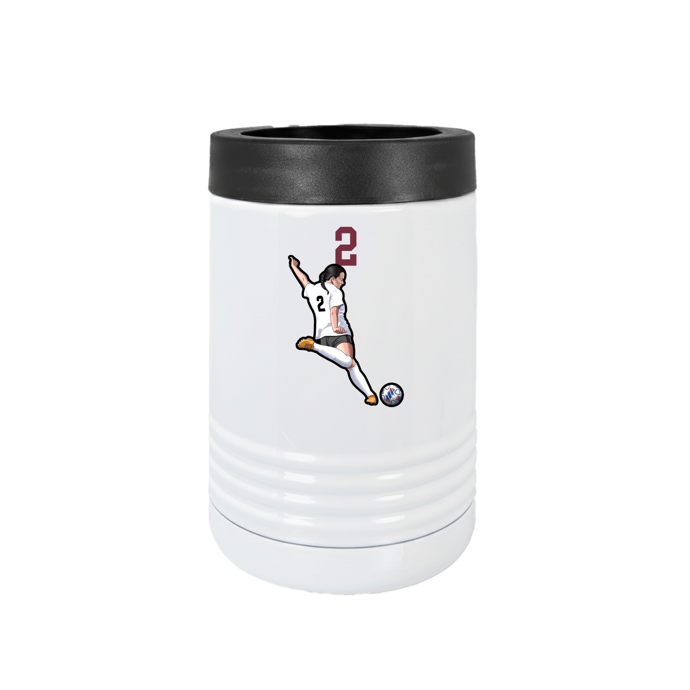 Beverage Holder — Number Top in White