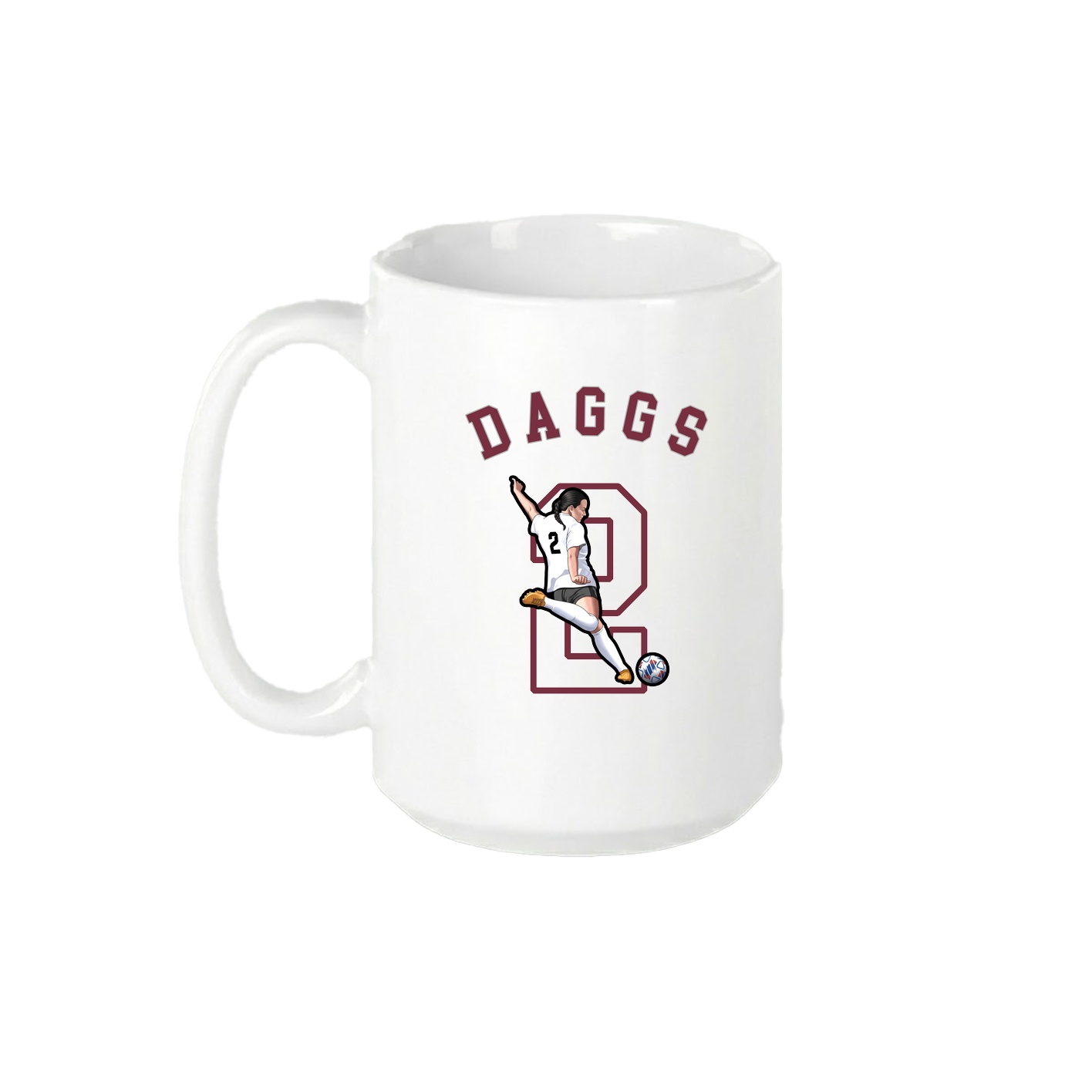 15oz Coffee Mug — Shirsey Arch in White