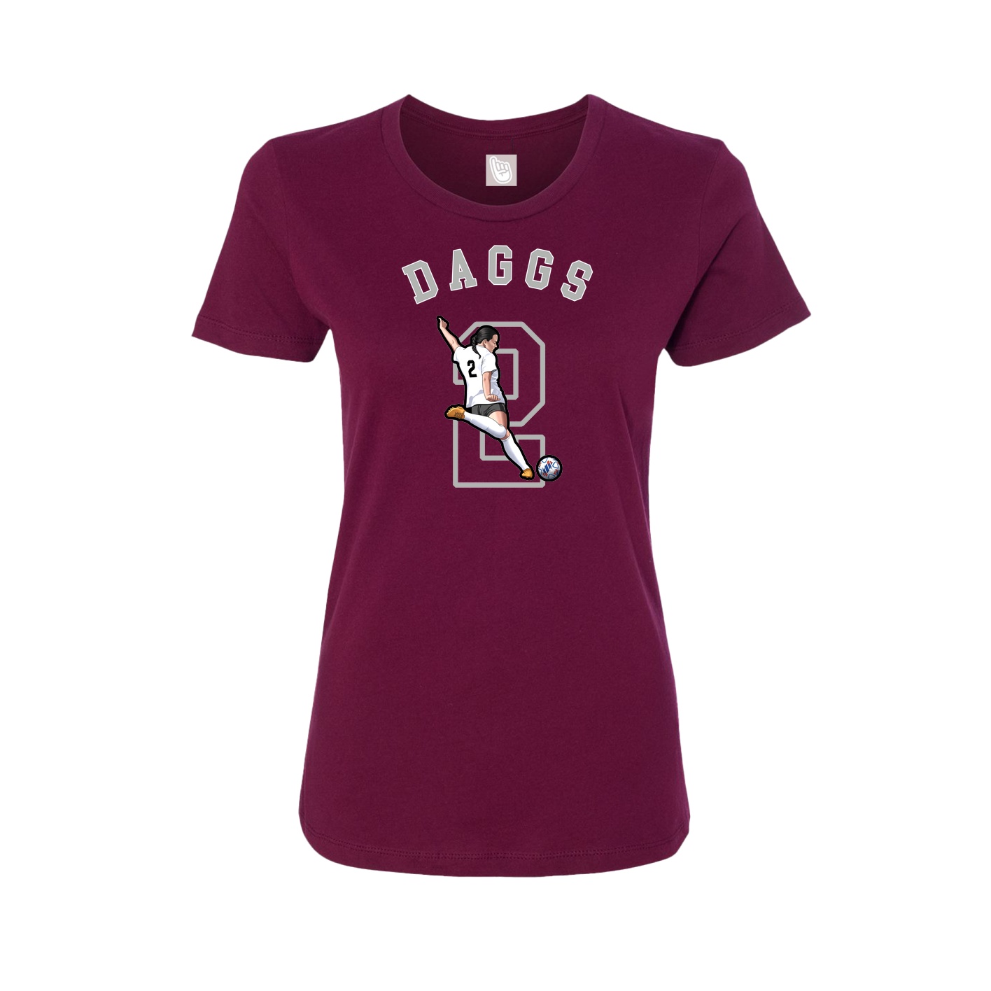Womens Tee — Shirsey Arch in Maroon
