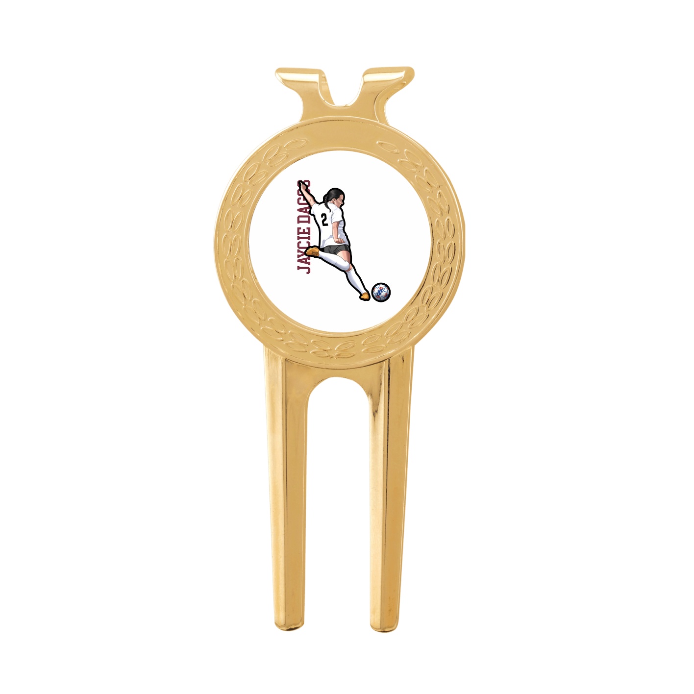 Divot Tool with Ball Marker — Name Vertical in Classic