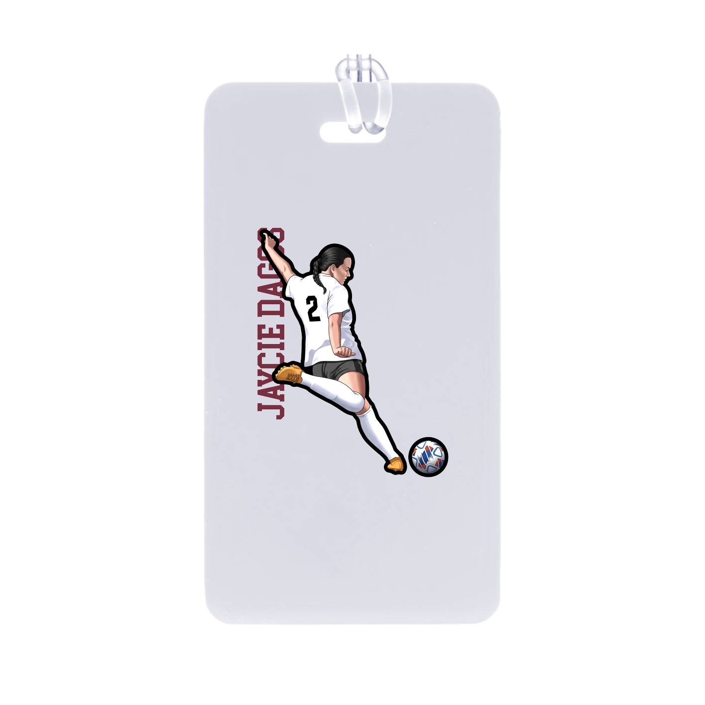 Bag Tag — Name Vertical in Classic