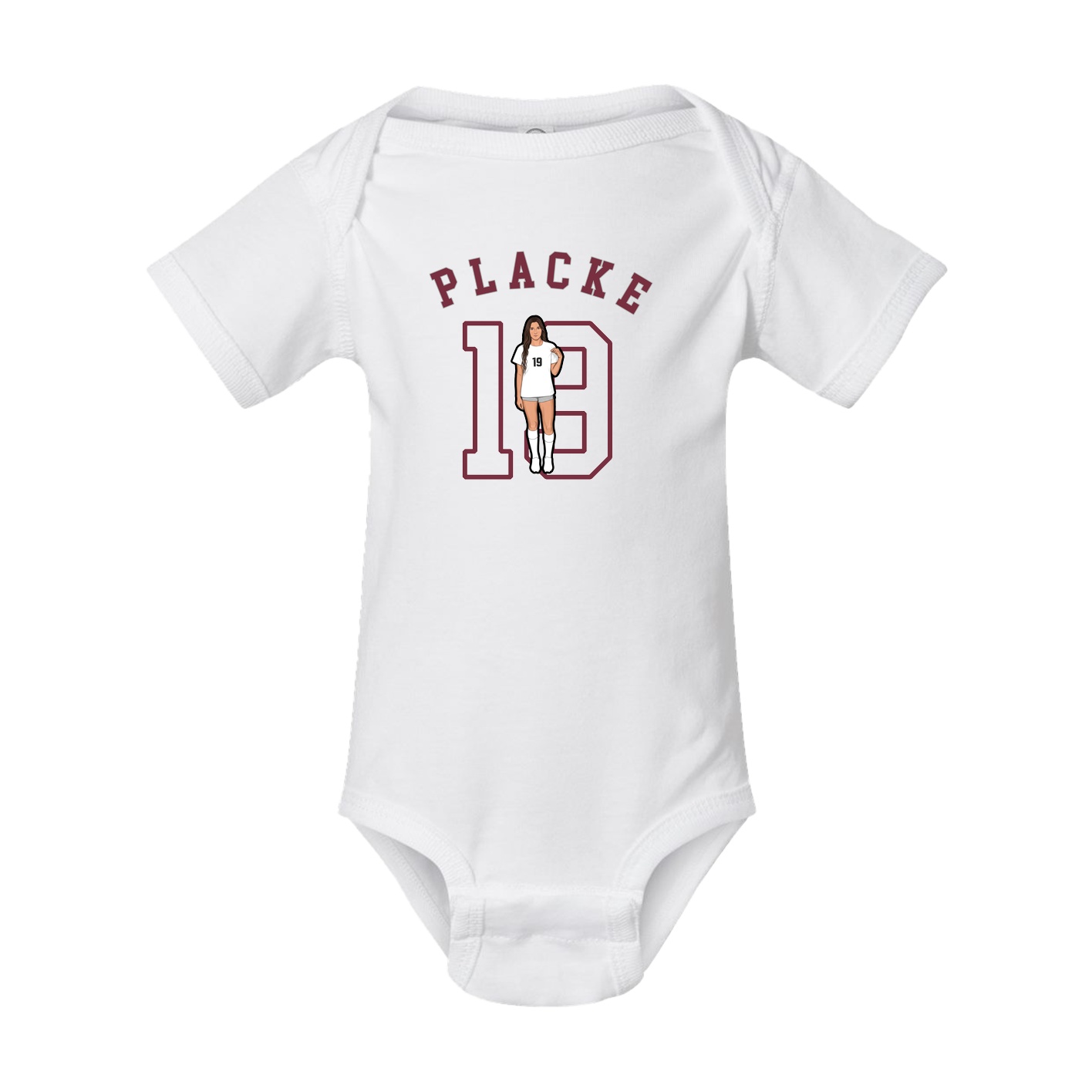 Baby Onesie — Shirsey Arch in White