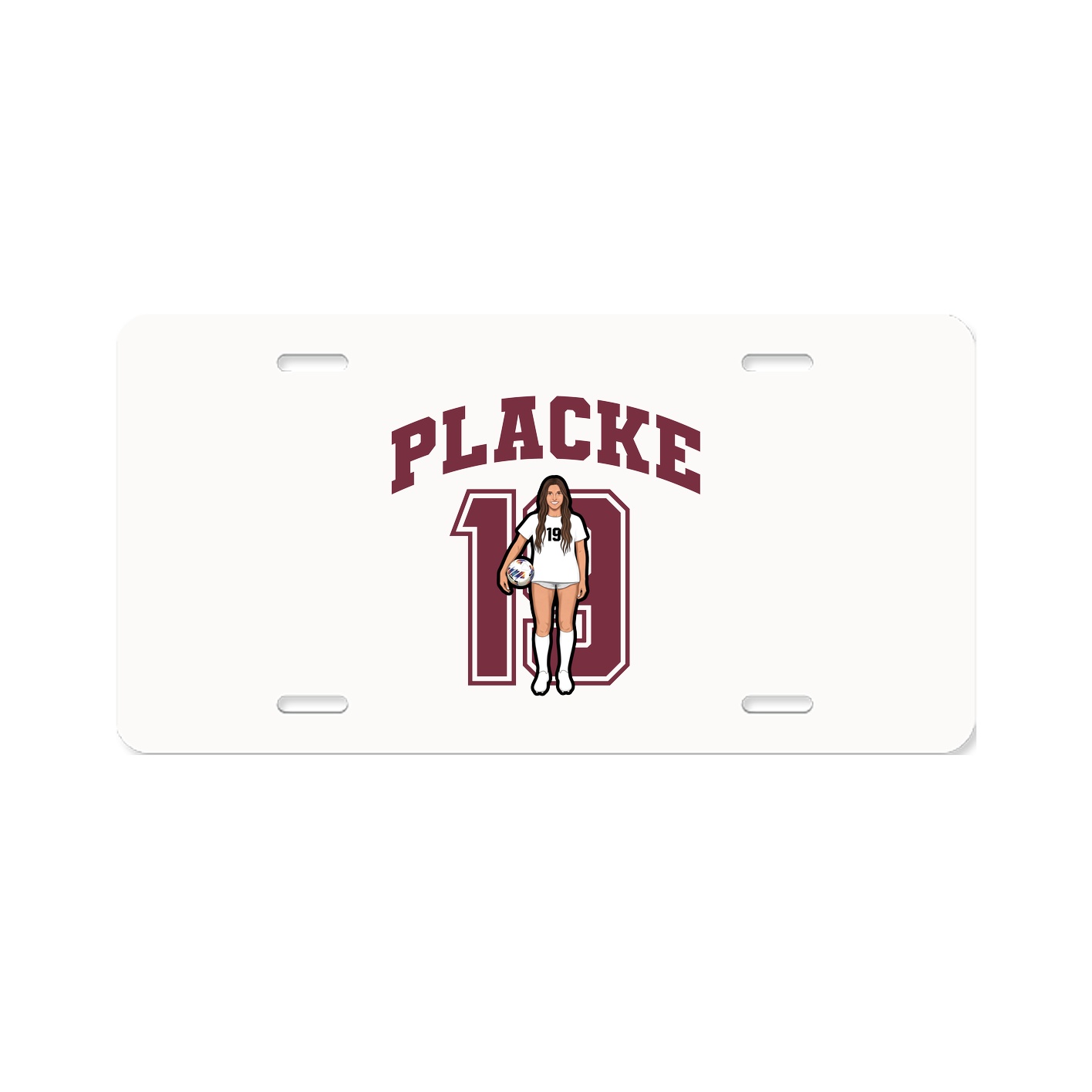 License Plate — Number in Classic