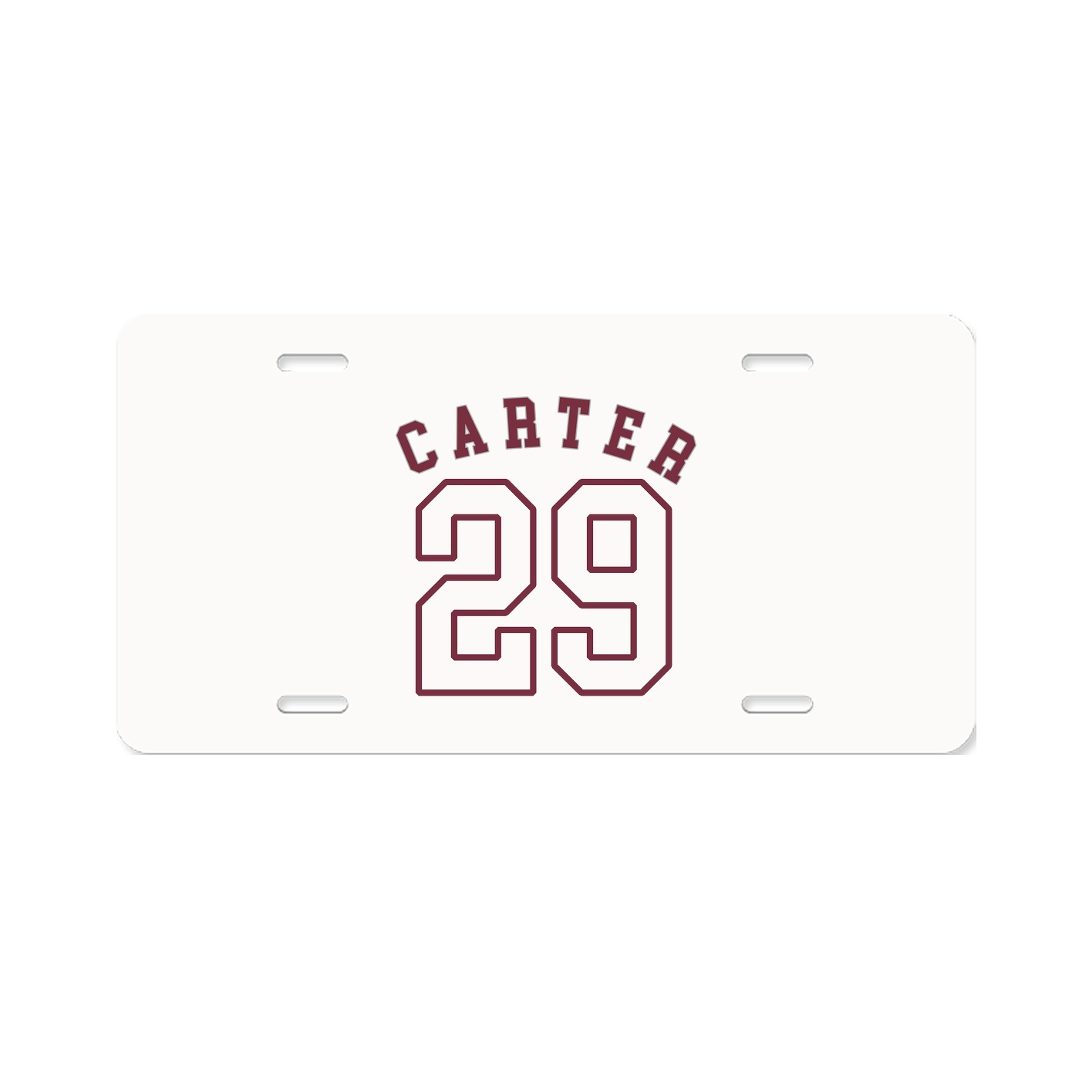 License Plate — Shirsey Arch in Classic