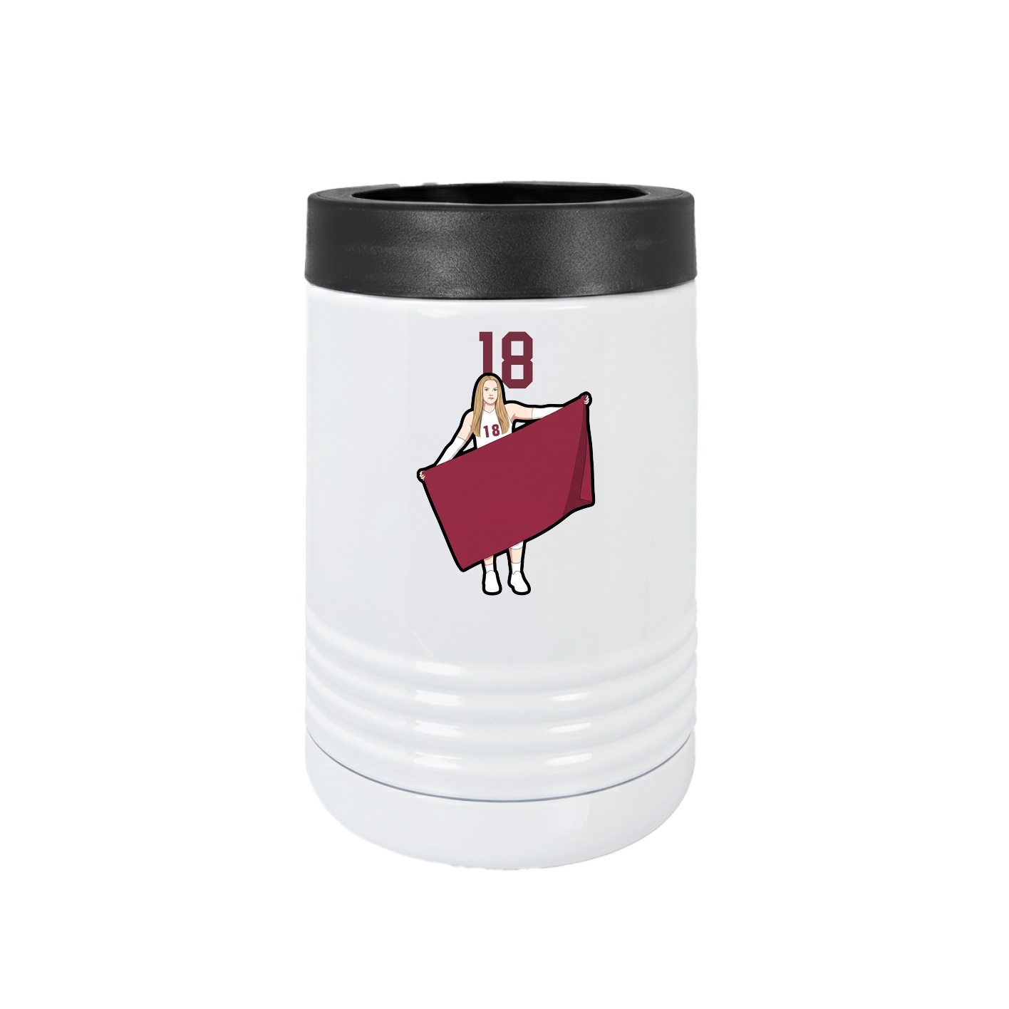 Beverage Holder — Number Top in White