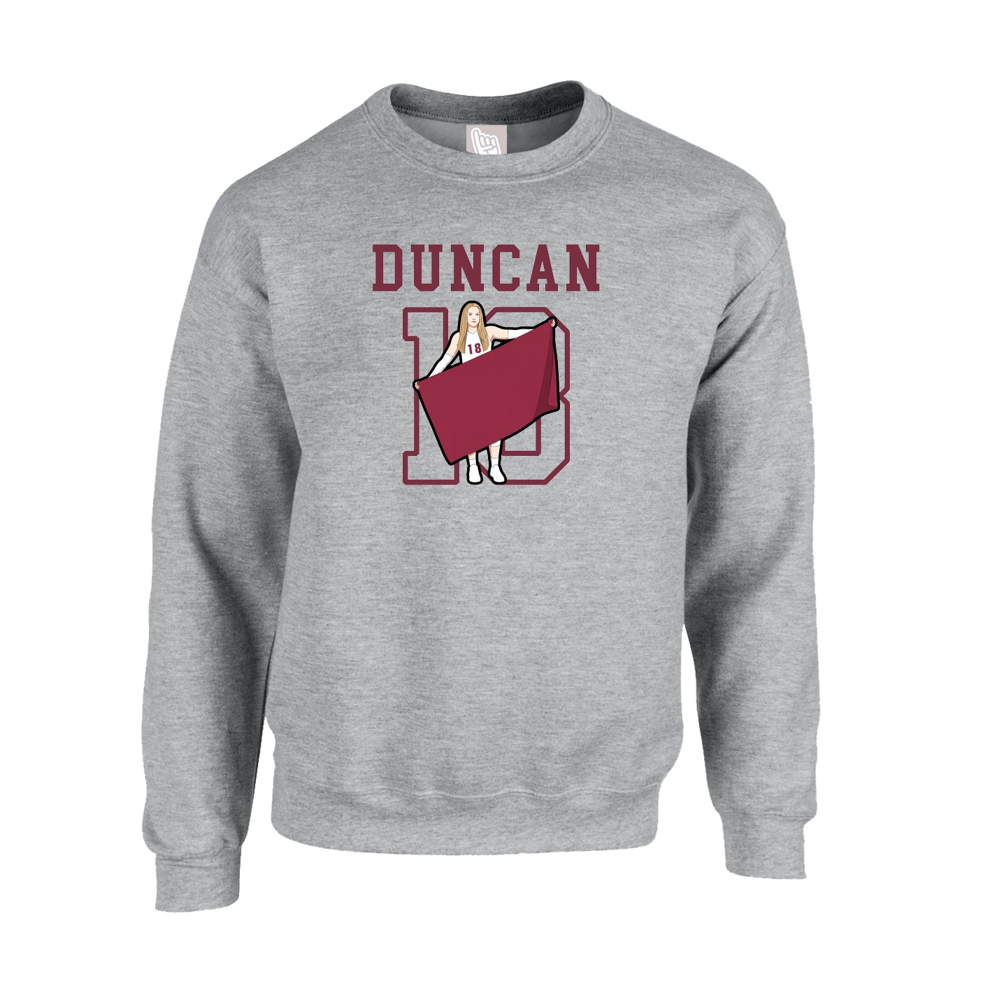 Fleece Crew — Shirsey in Grey