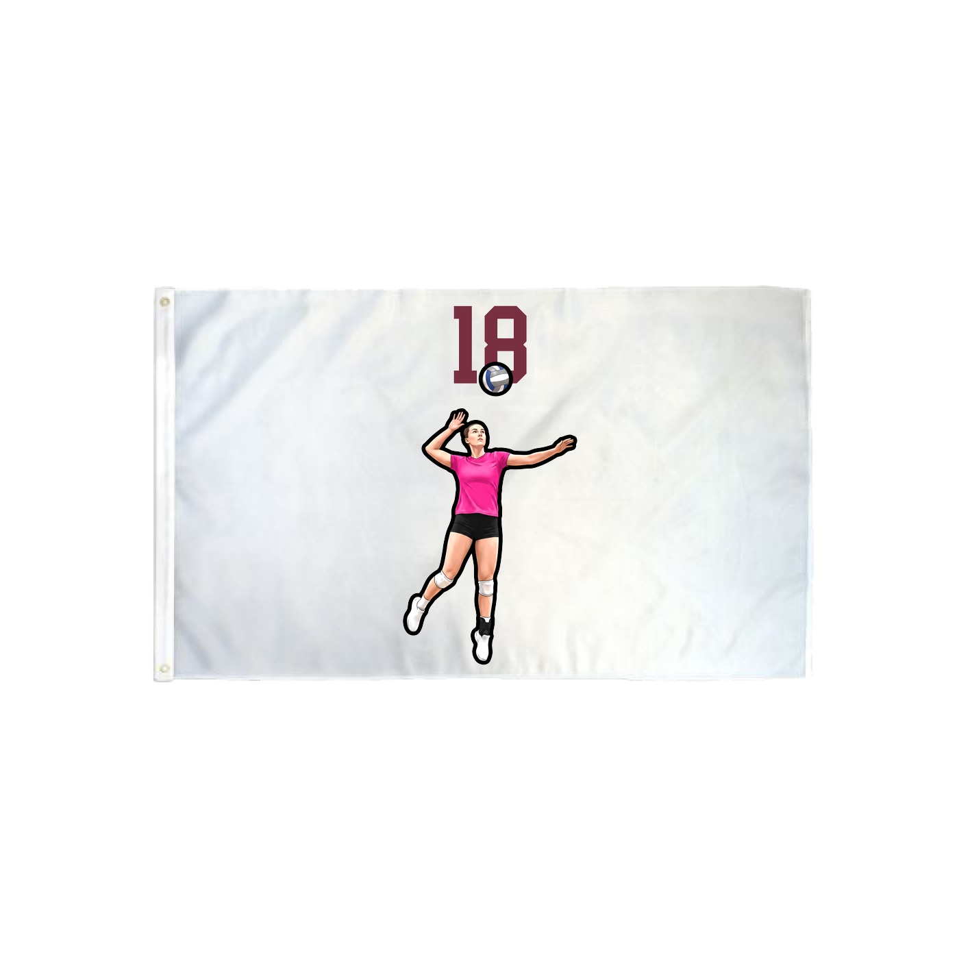 3x5 Flag — Number Top in Classic