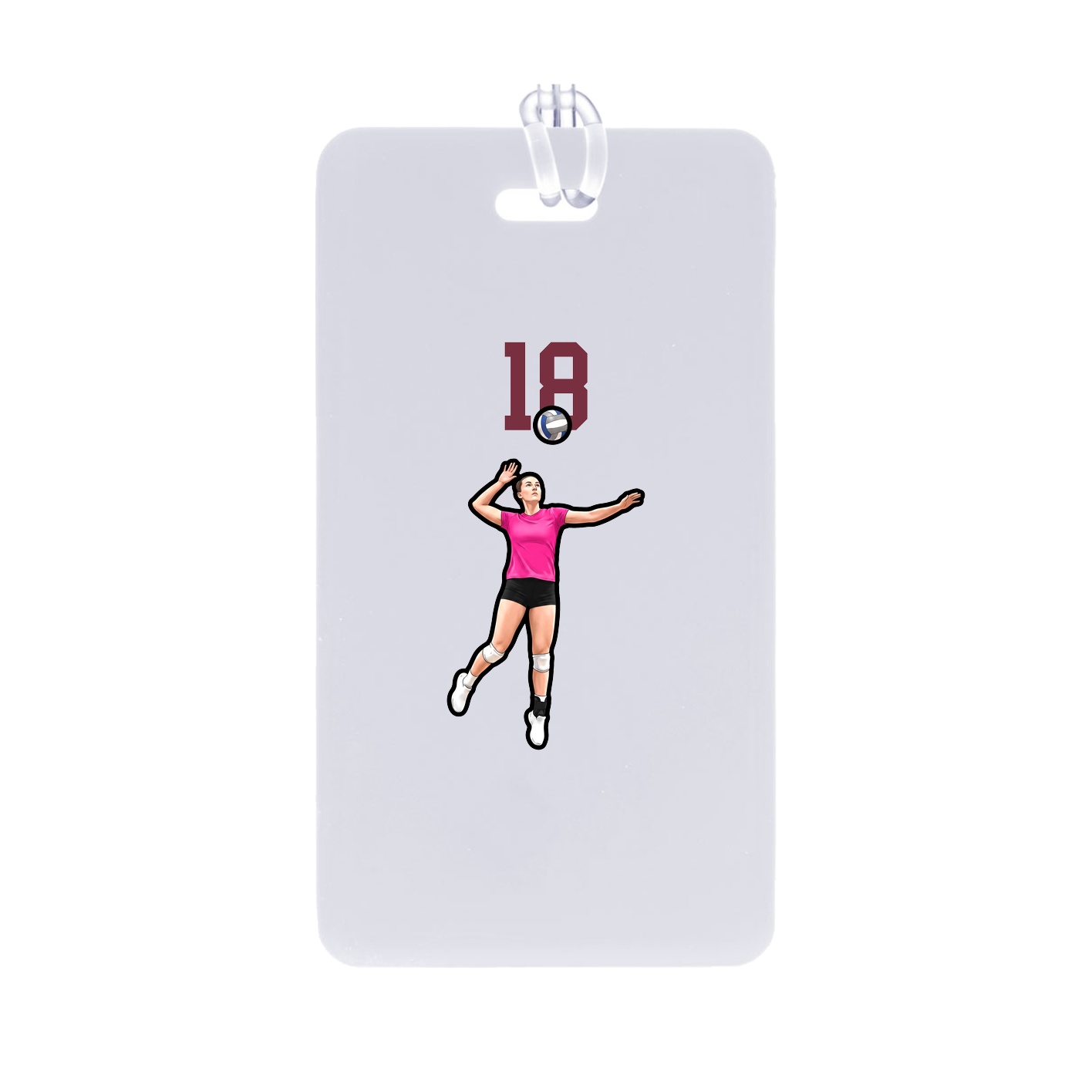Bag Tag — Number Top in Classic