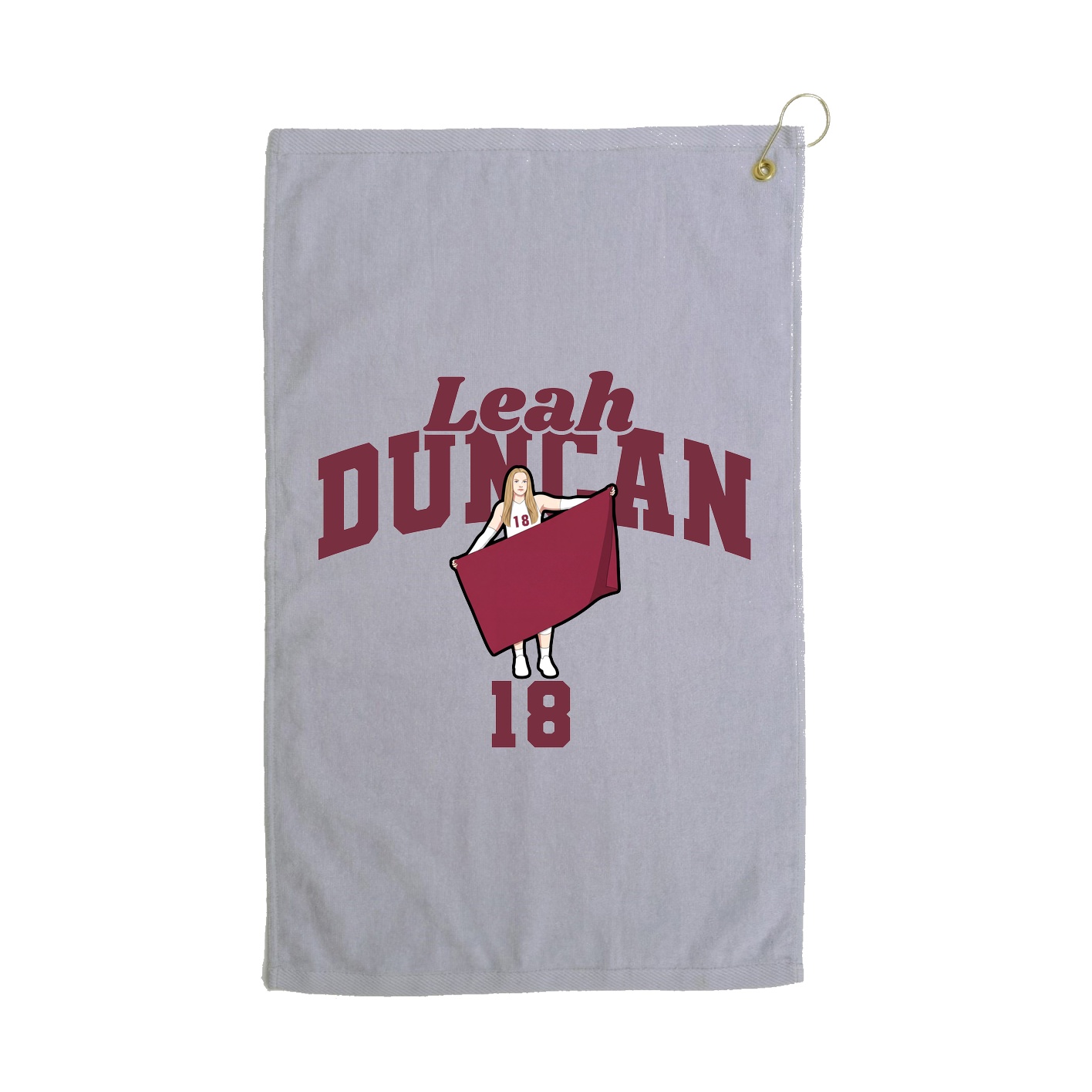 Golf Towel — Signature Arch in Grey