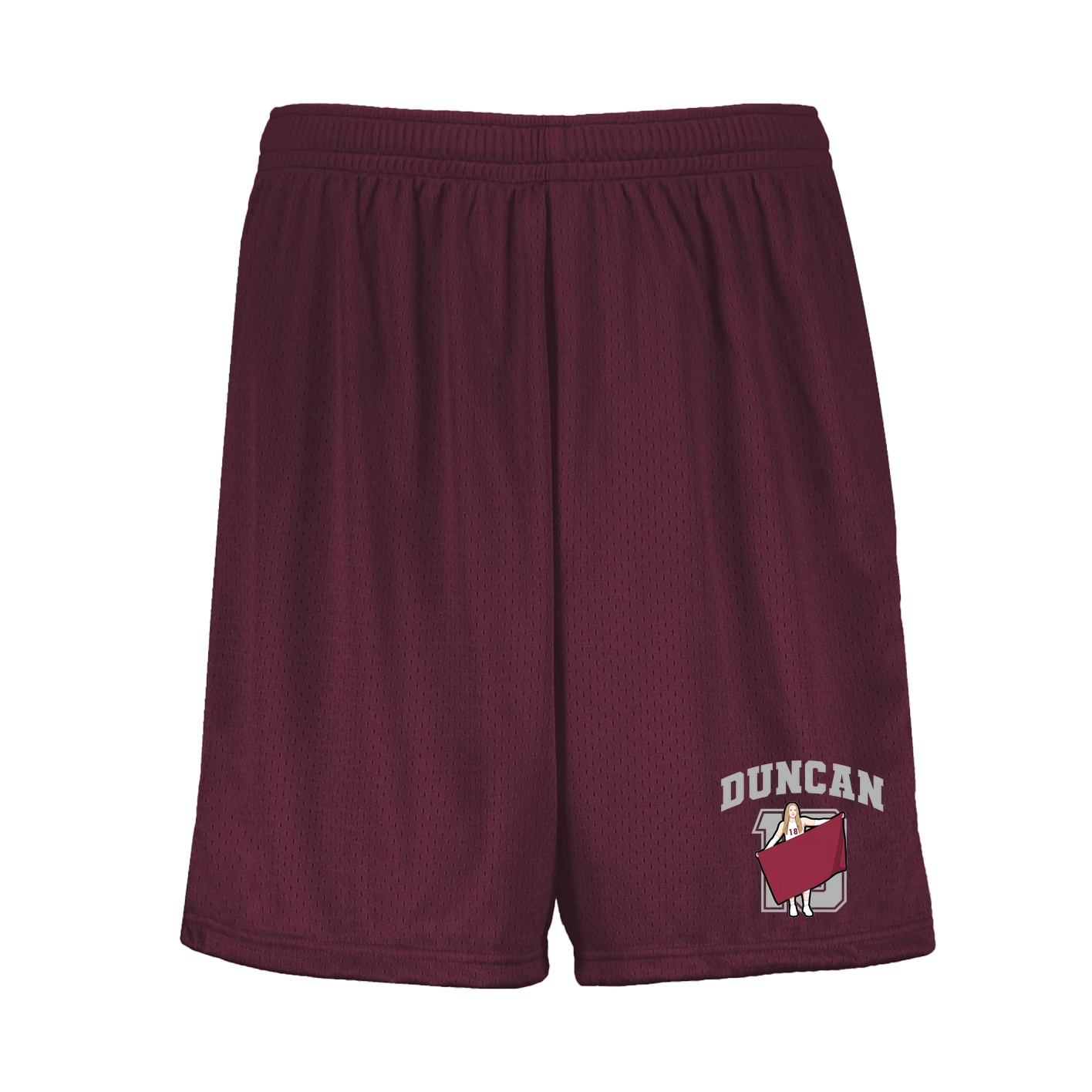 Shorts — Number in Maroon