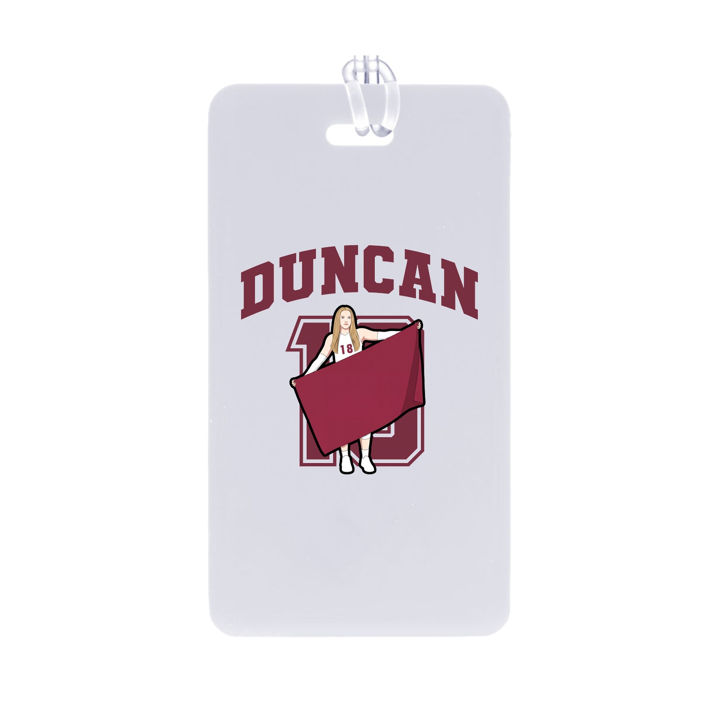 Bag Tag — Number in Classic