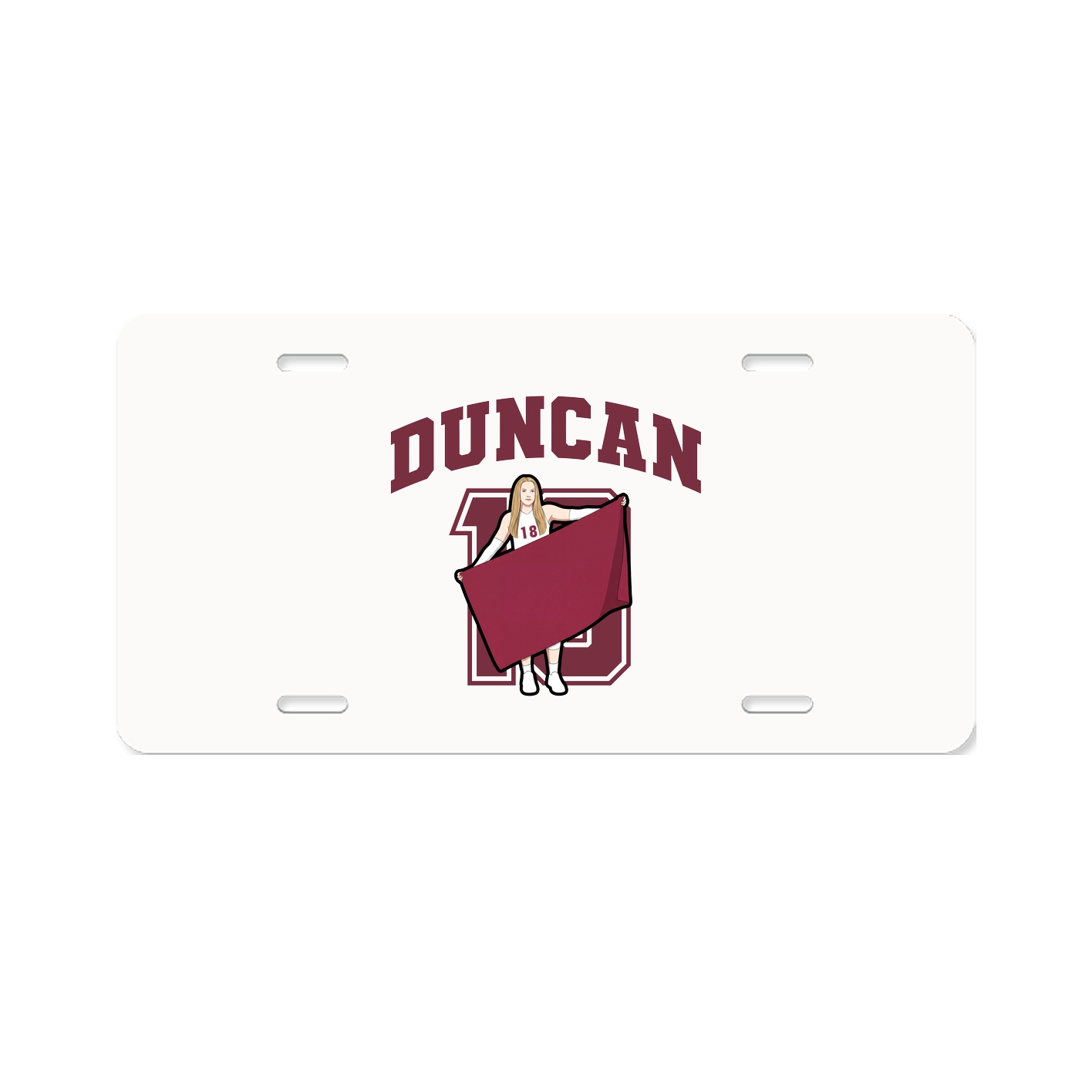 License Plate — Number in Classic