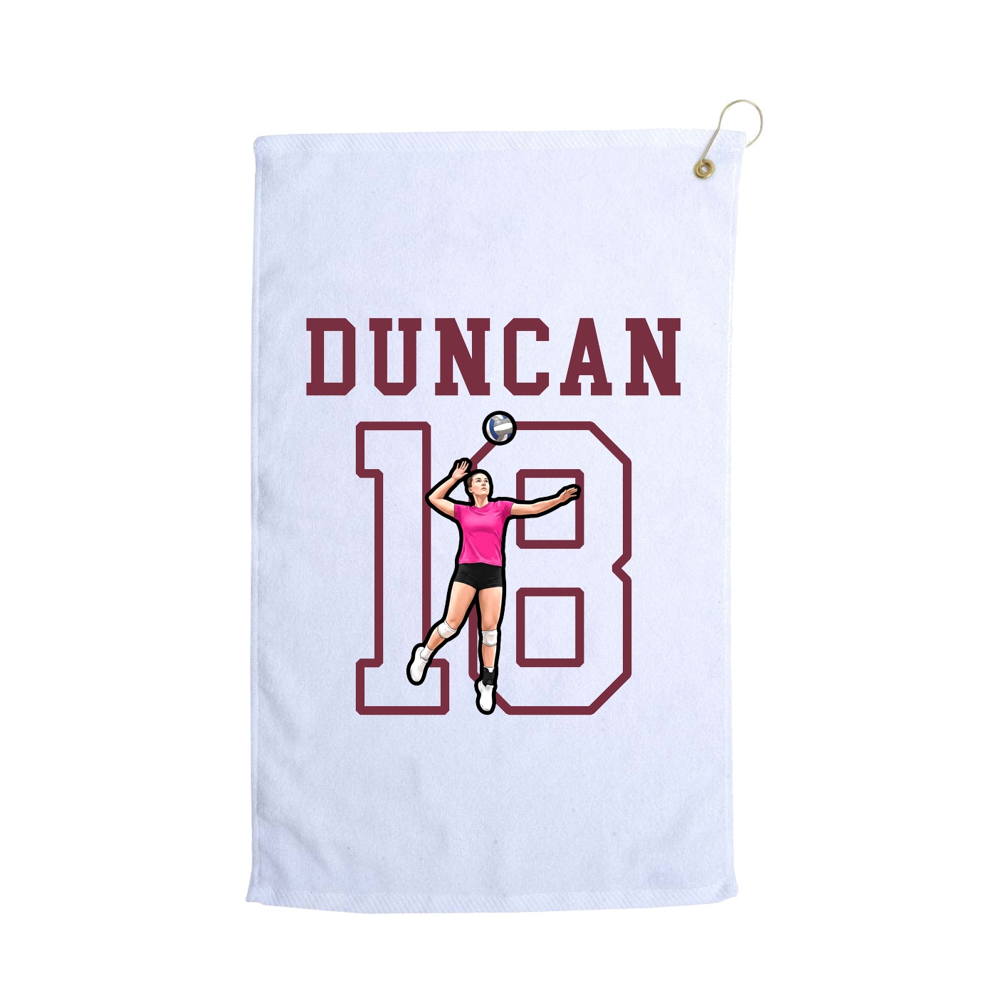 Golf Towel — Shirsey in White