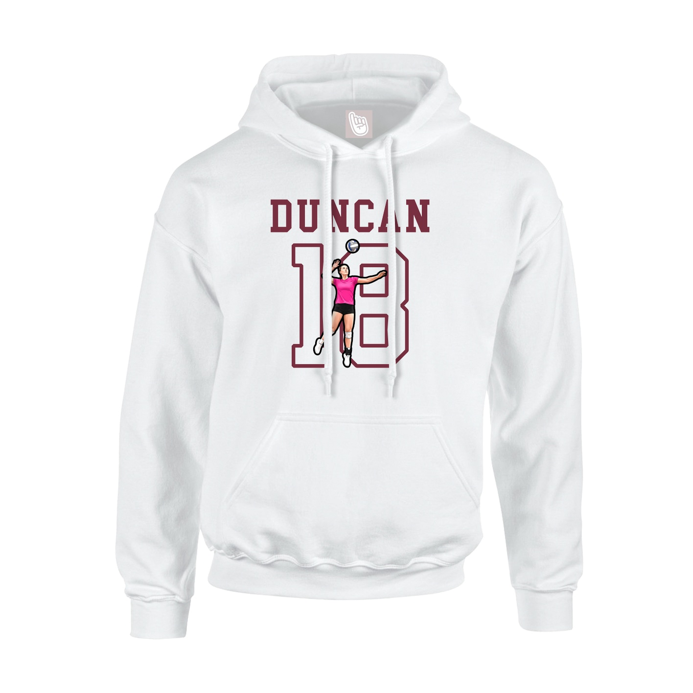 Youth Hoodie — Shirsey in White