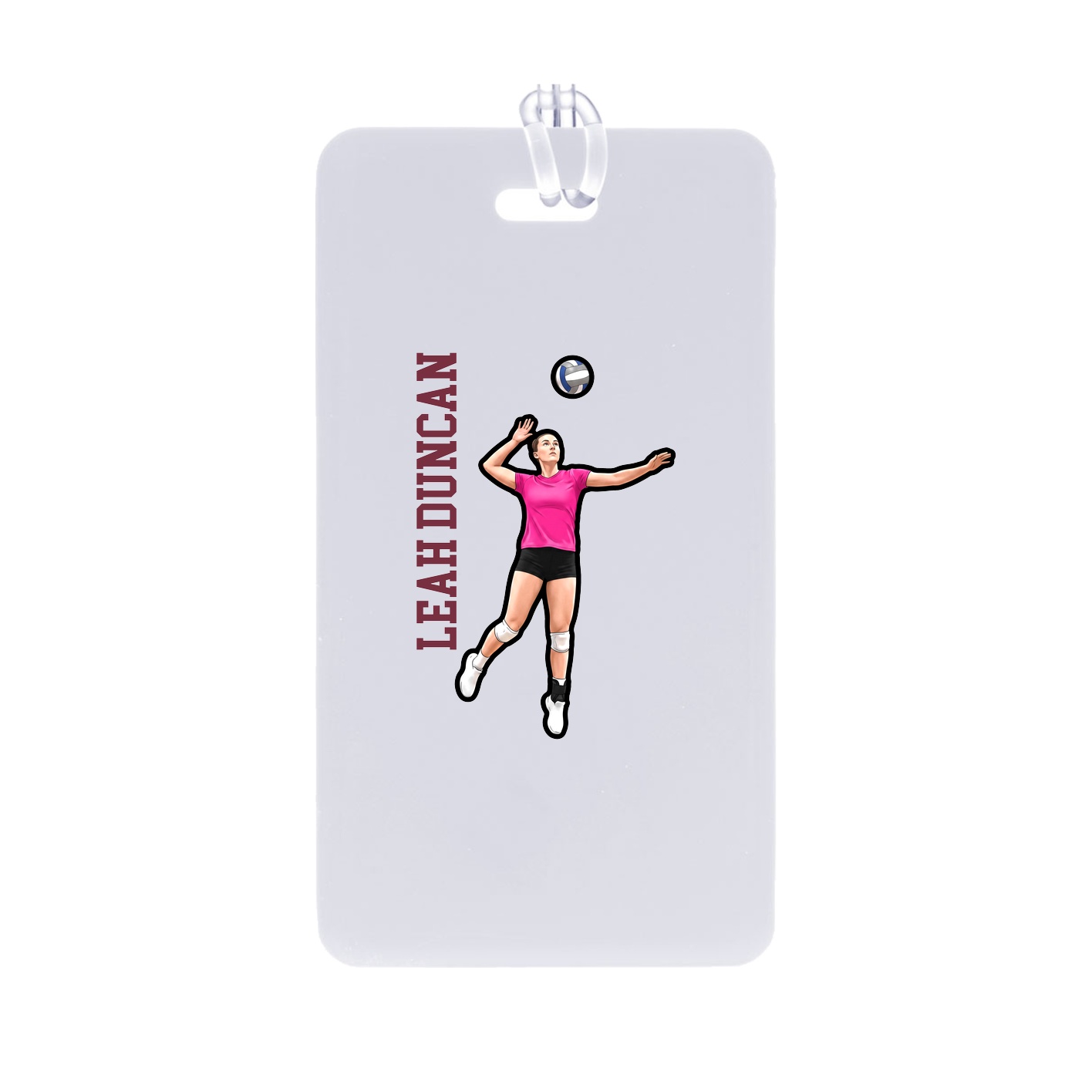 Bag Tag — Name Vertical in Classic