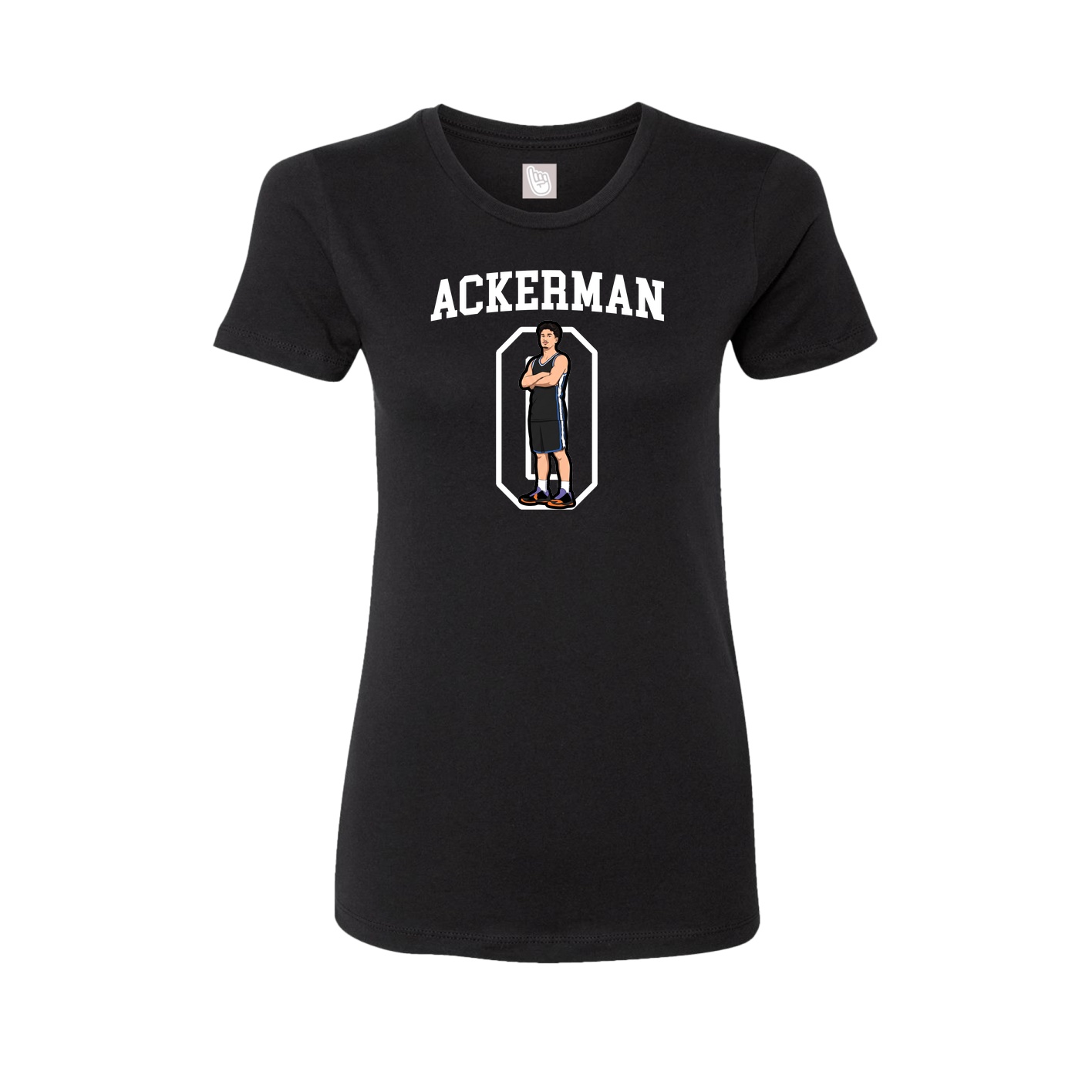 Fitted Women's Tee — Shirsey in Black