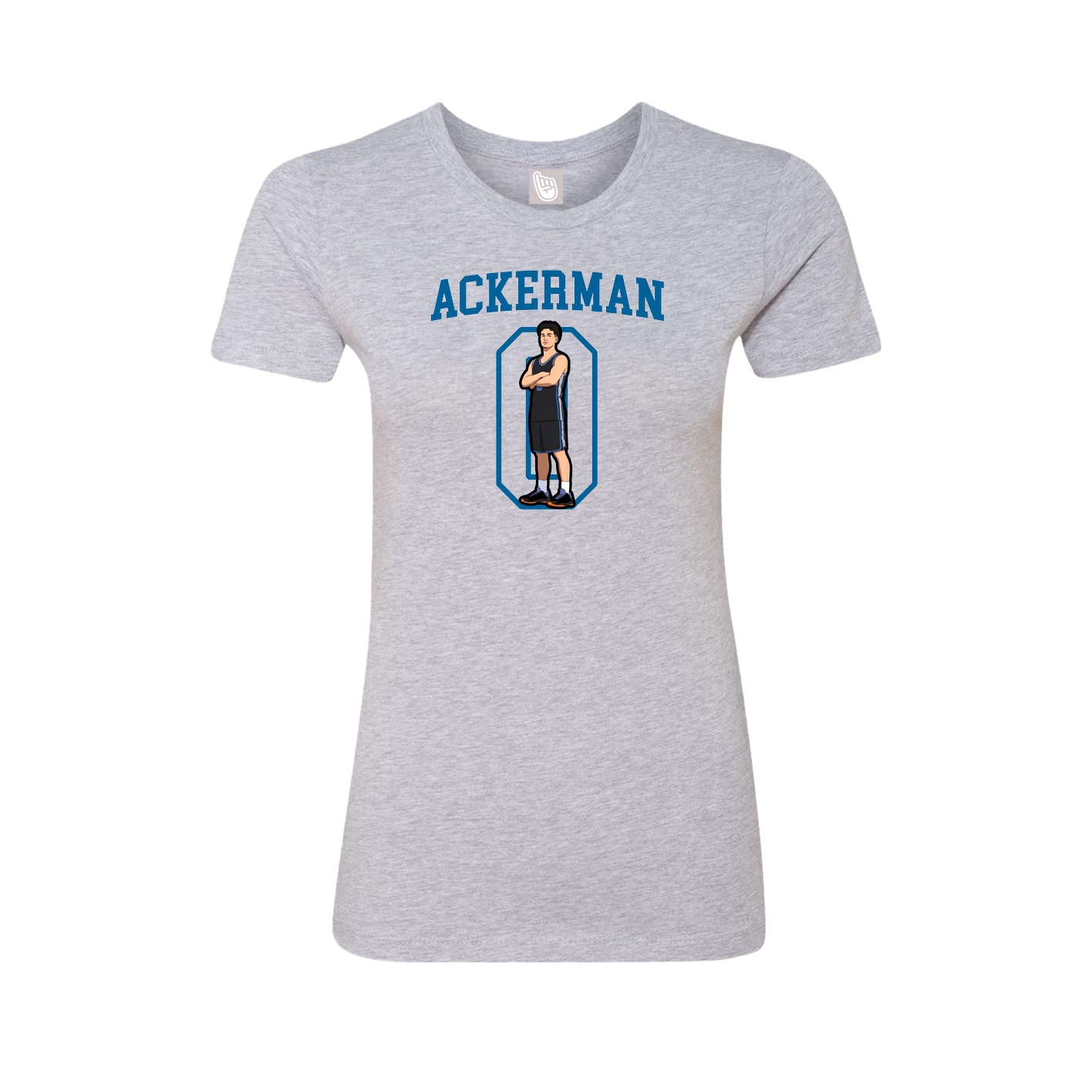 Fitted Women's Tee — Shirsey in Grey