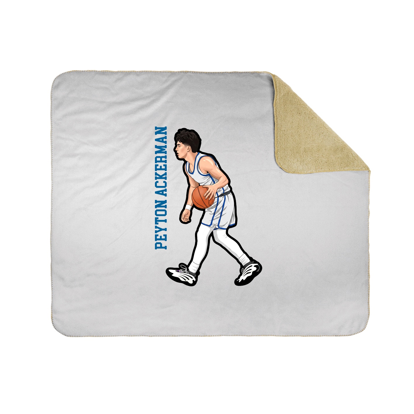 50x60 Sherpa Lined Throw Blanket