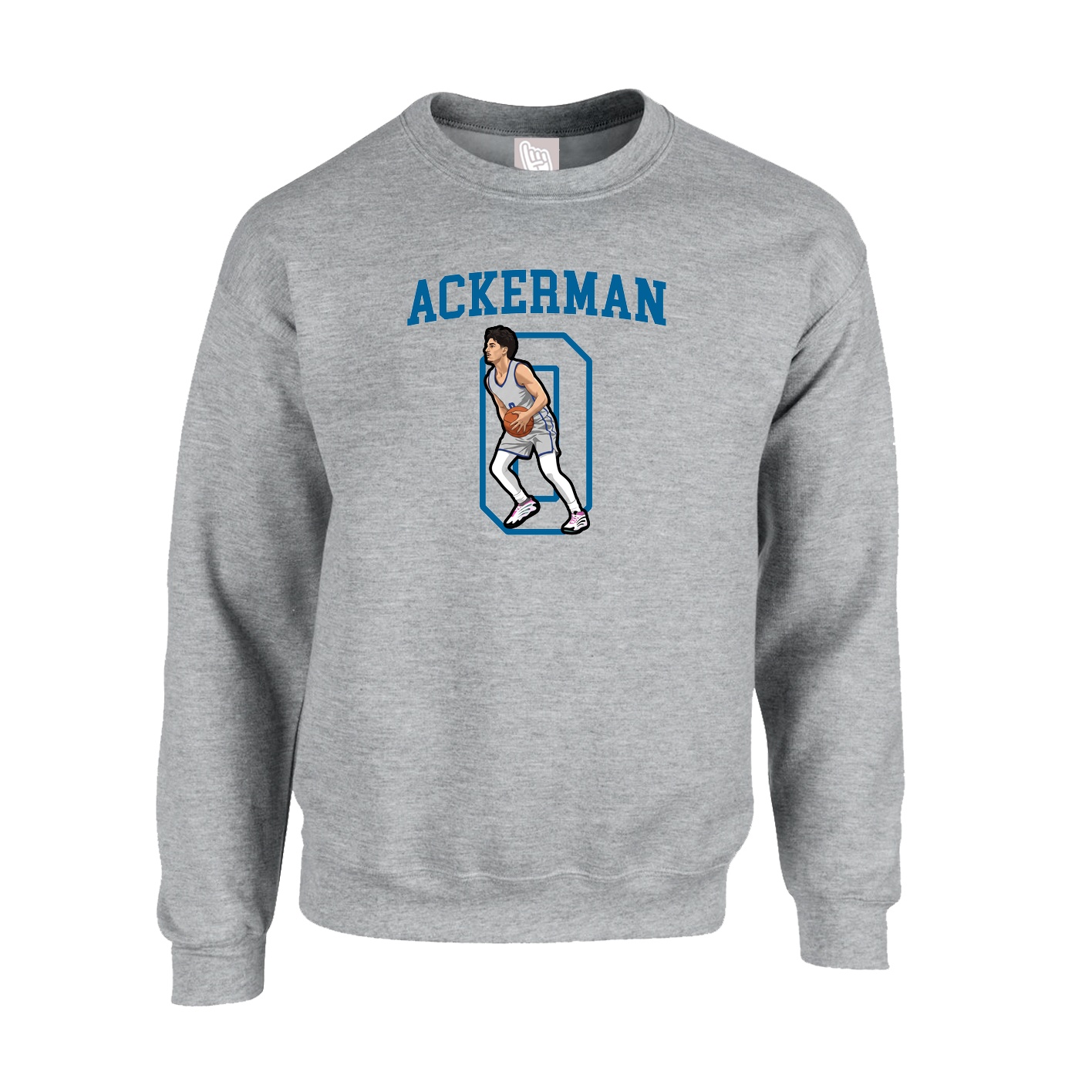 Fleece Crew — Shirsey in Grey