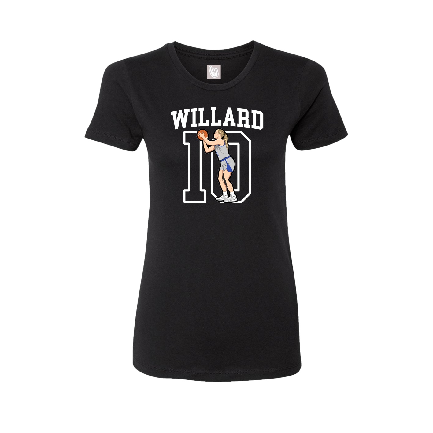 Fitted Women's Tee — Shirsey in Black