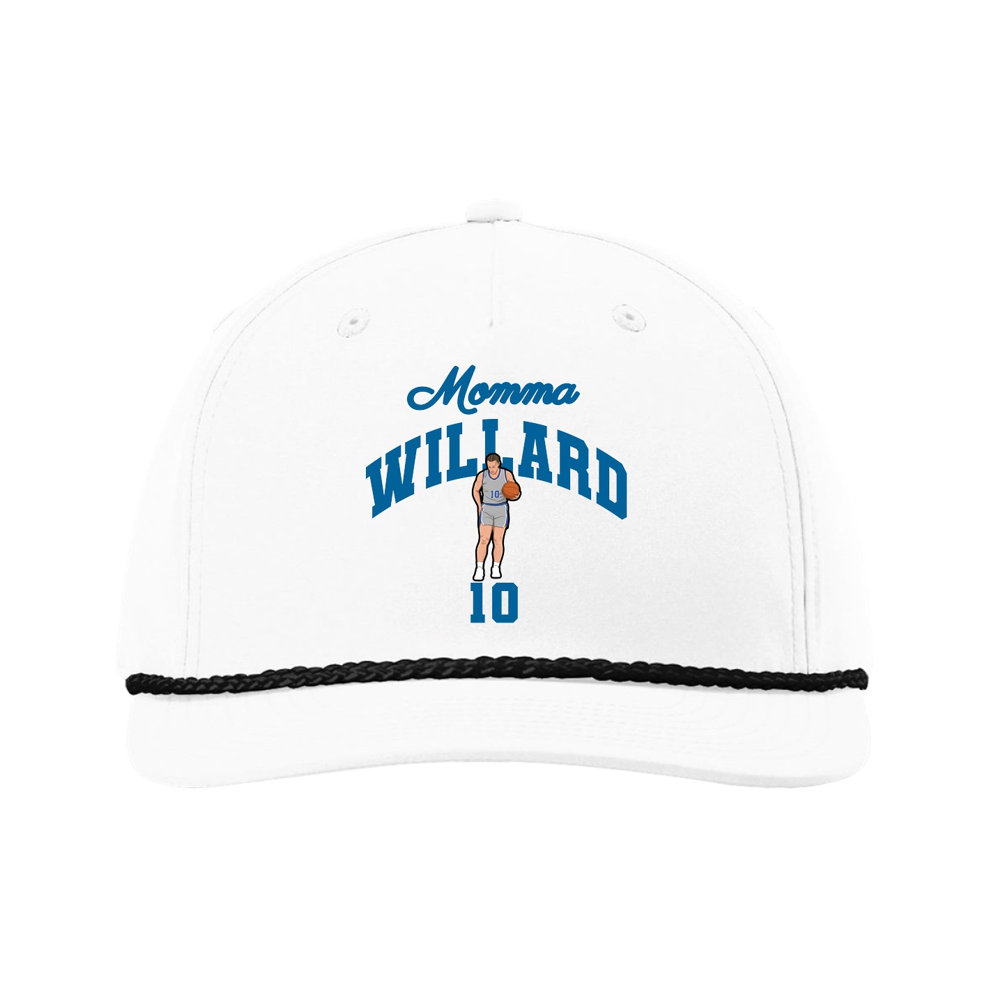 Five-Panel Classic Rope Cap — Mothers Day Arch in White