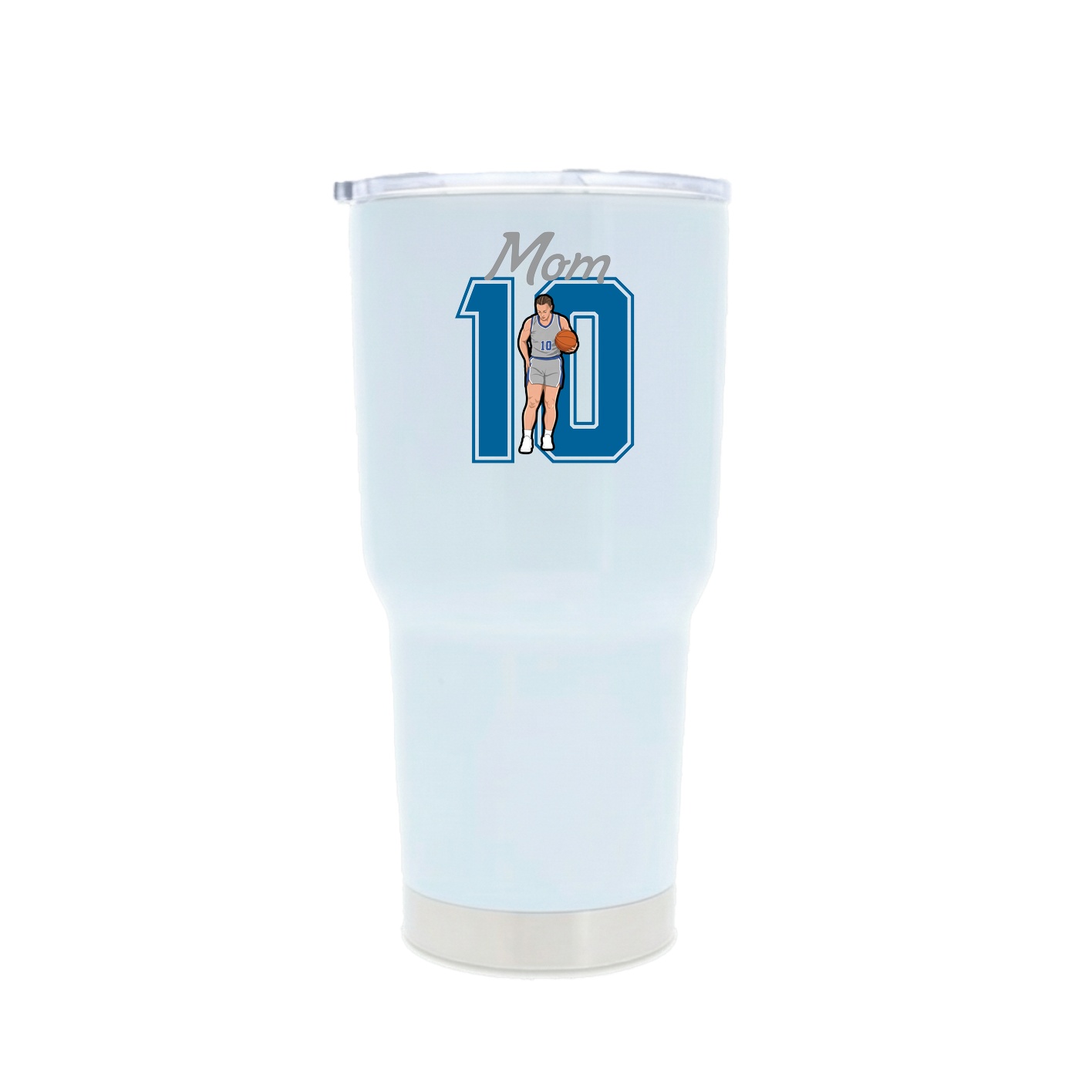 30oz Stainless Steel Tumbler — Mothers Day Shirsey in White