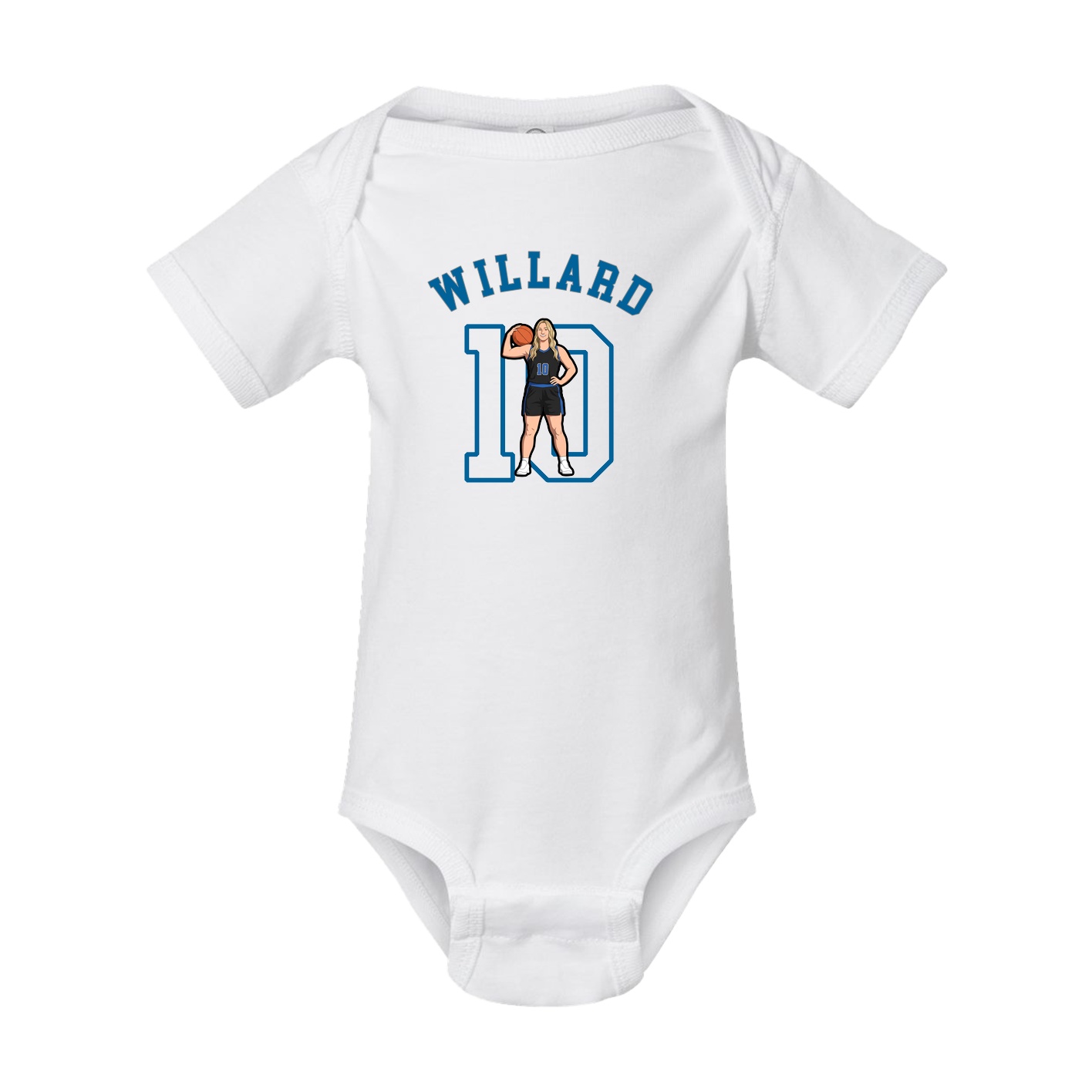 Baby Onesie — Shirsey Arch in White