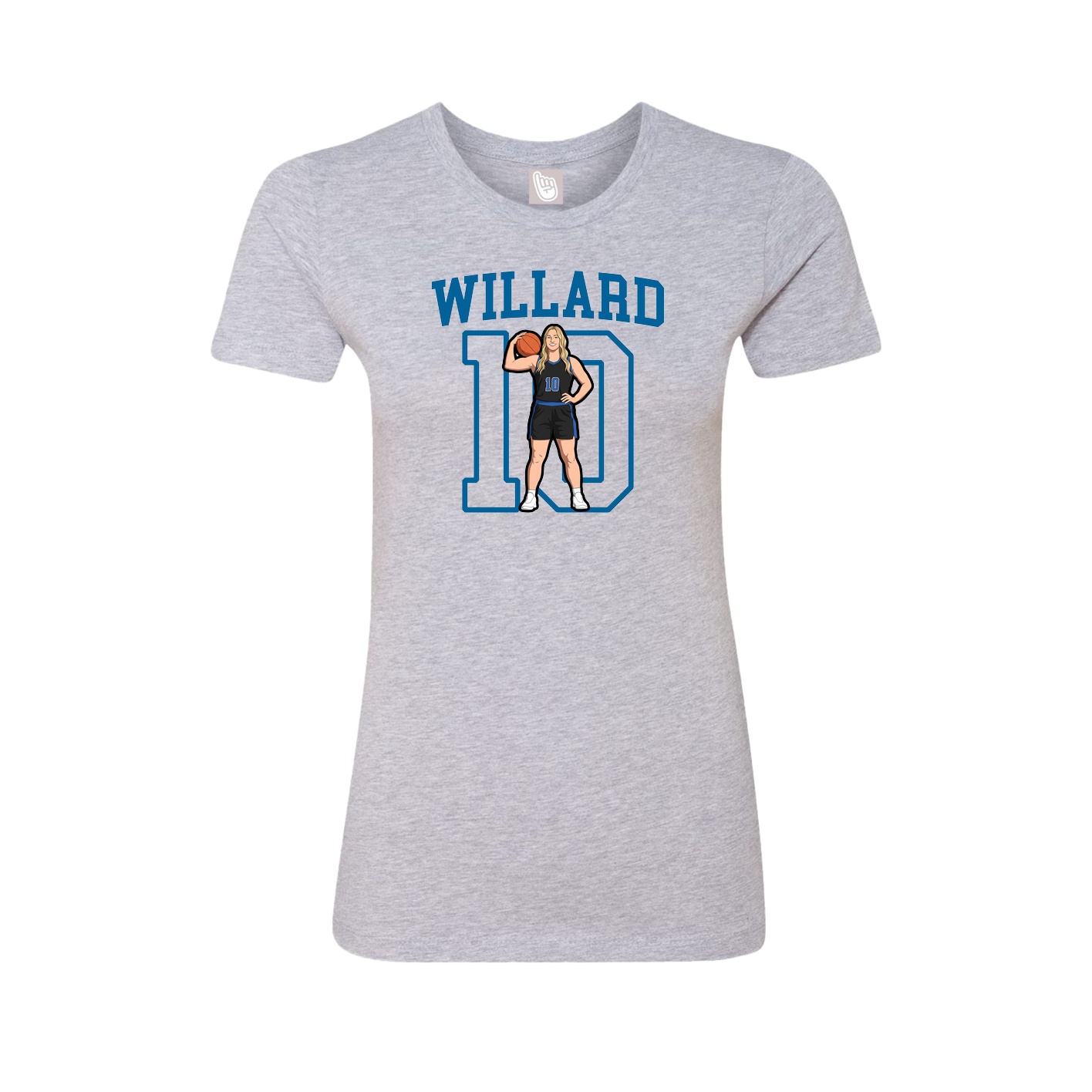 Fitted Women's Tee — Shirsey in Grey