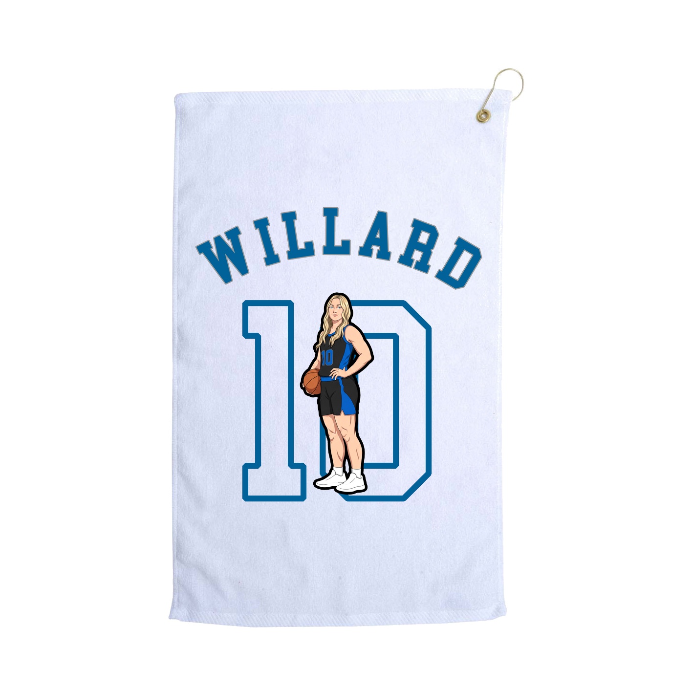 Golf Towel — Shirsey Arch in White