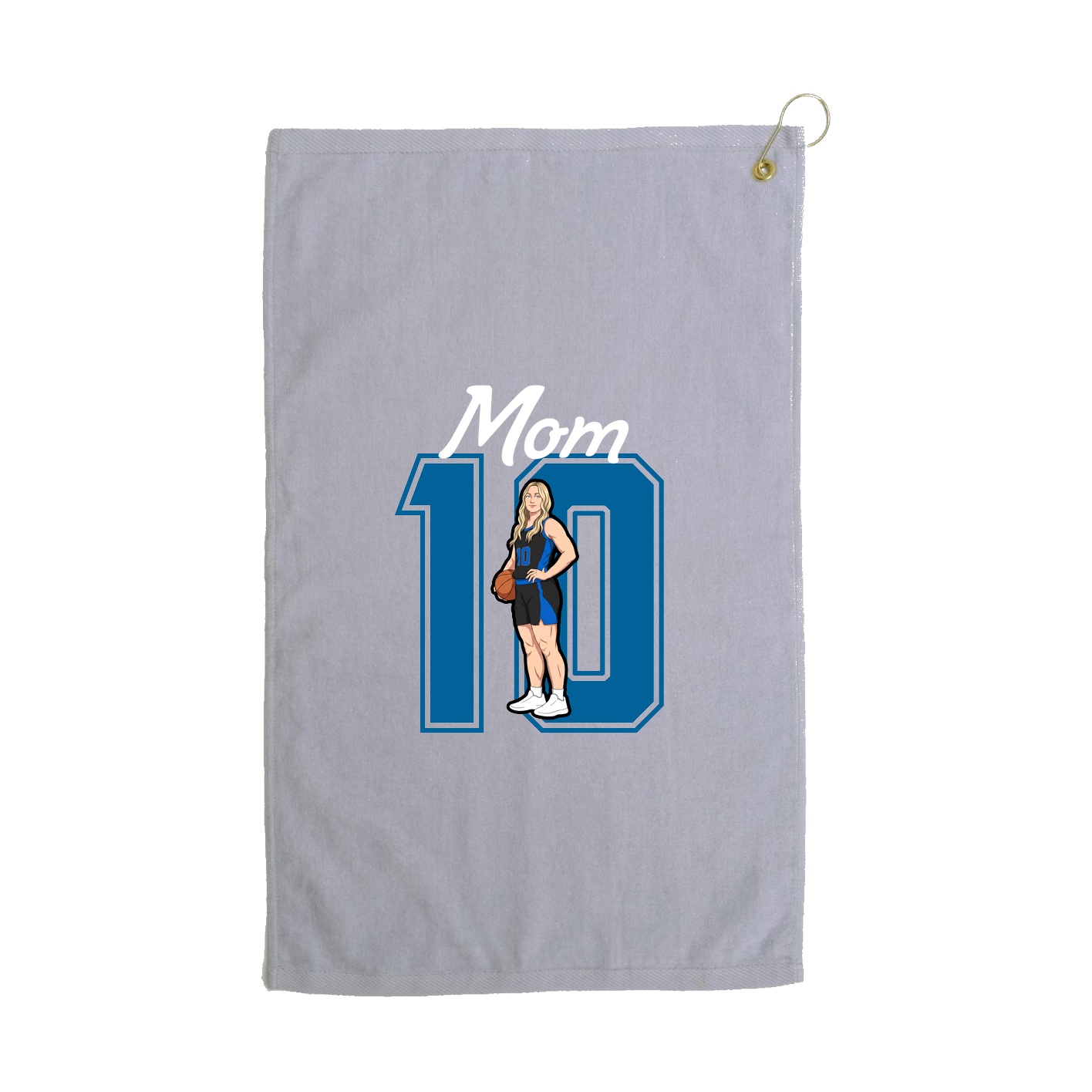 Golf Towel — Mothers Day Shirsey in Grey