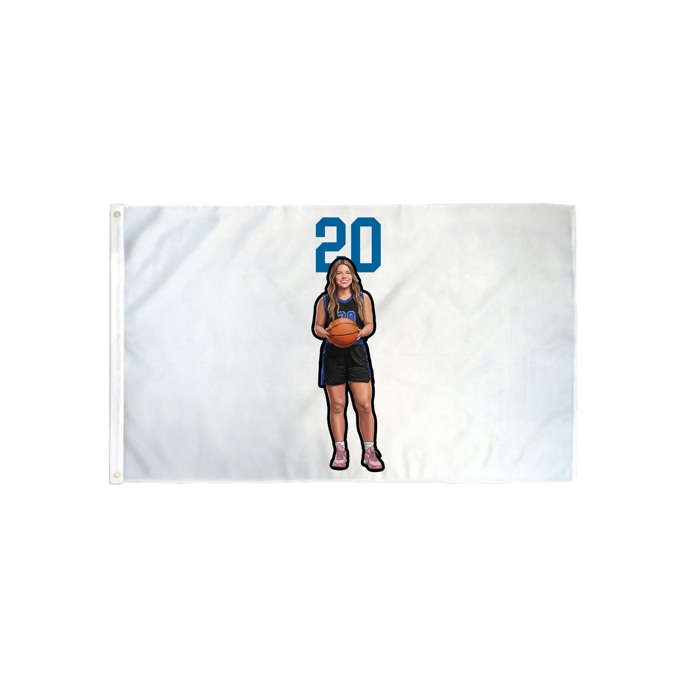 3x5 Flag — Number Top in Classic