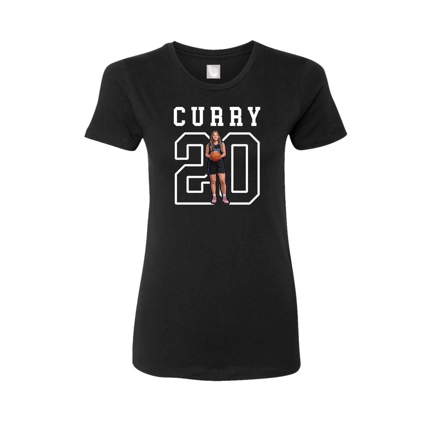 Fitted Women's Tee — Shirsey in Black
