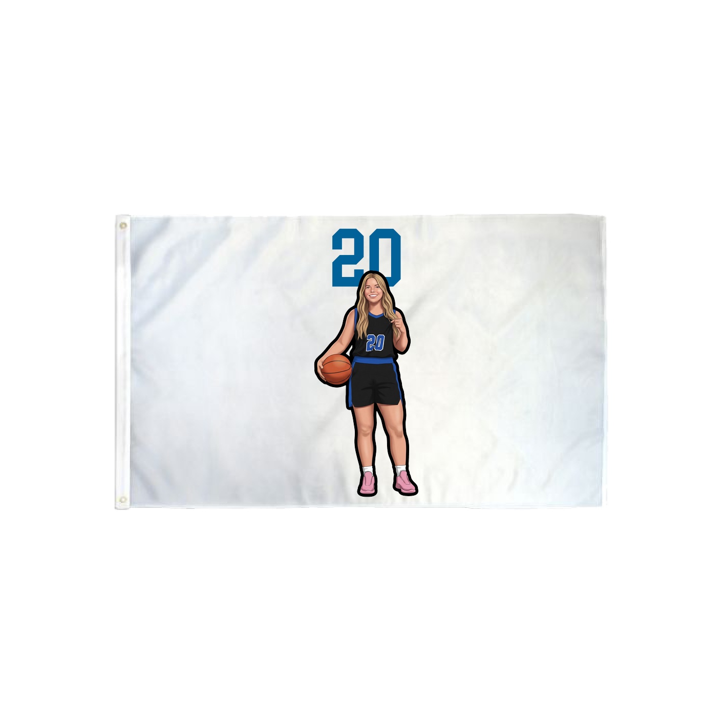 3x5 Flag — Number Top in Classic
