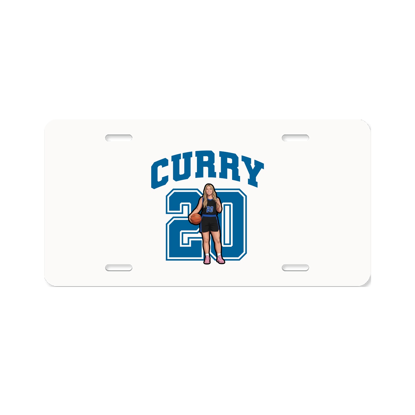 License Plate — Number in Classic