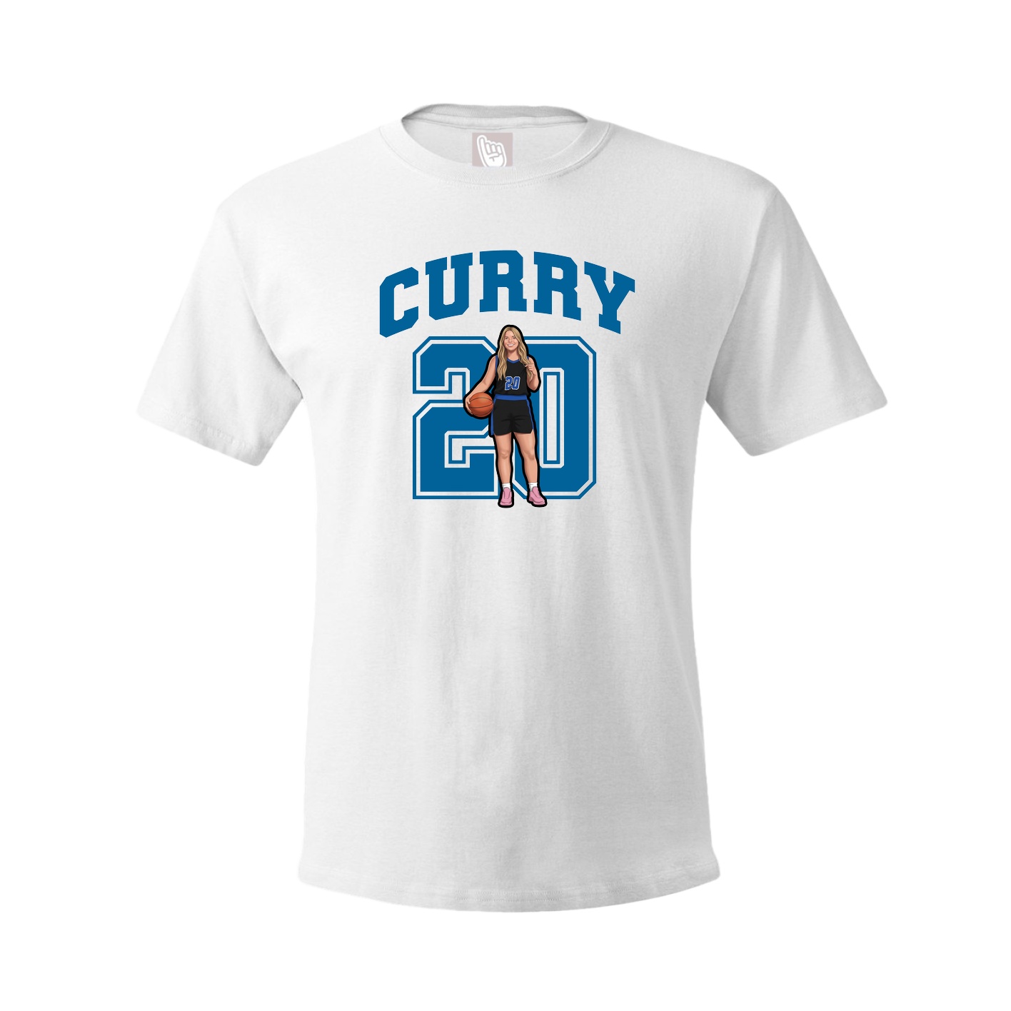 Tee — Number in White