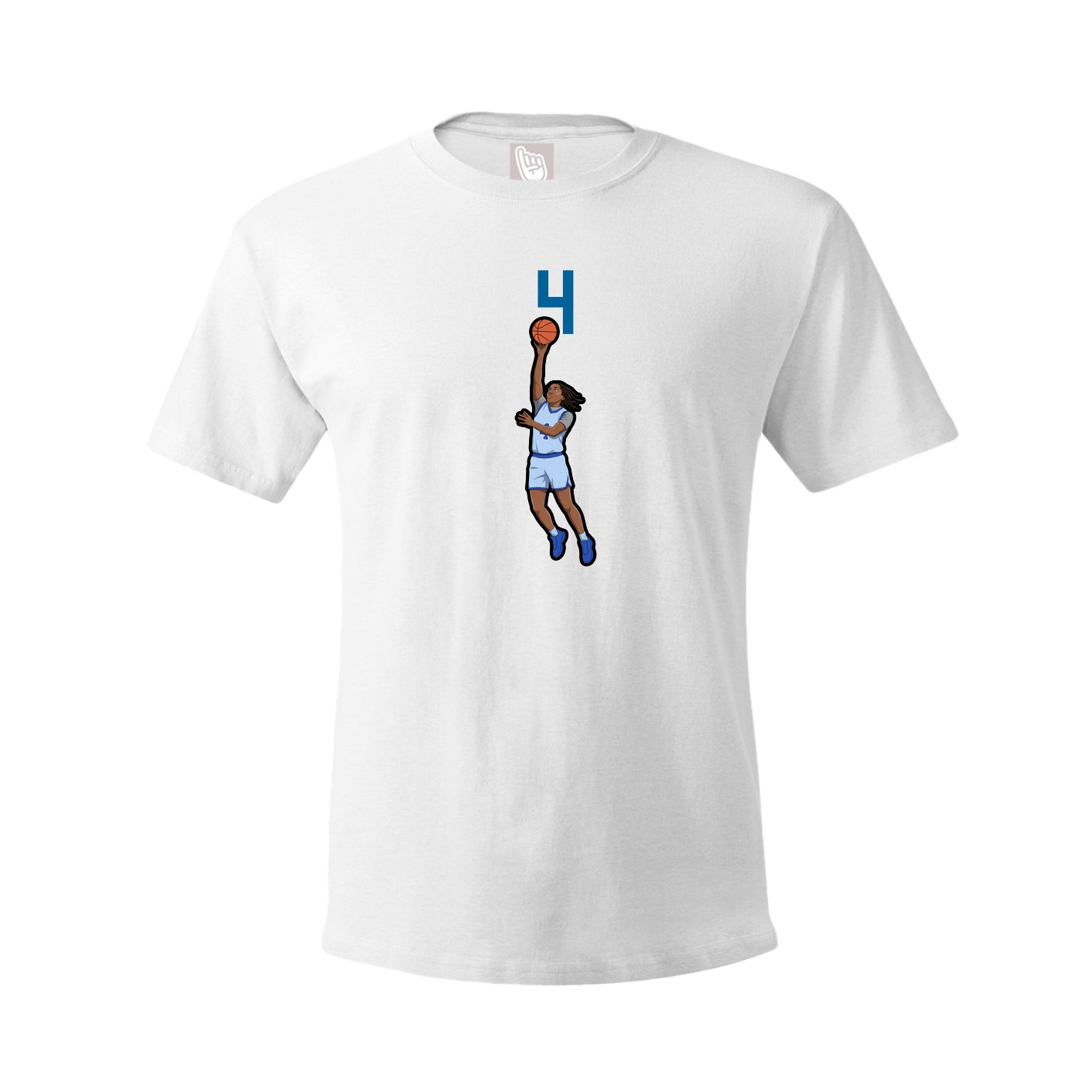 Tee — Number Top in White