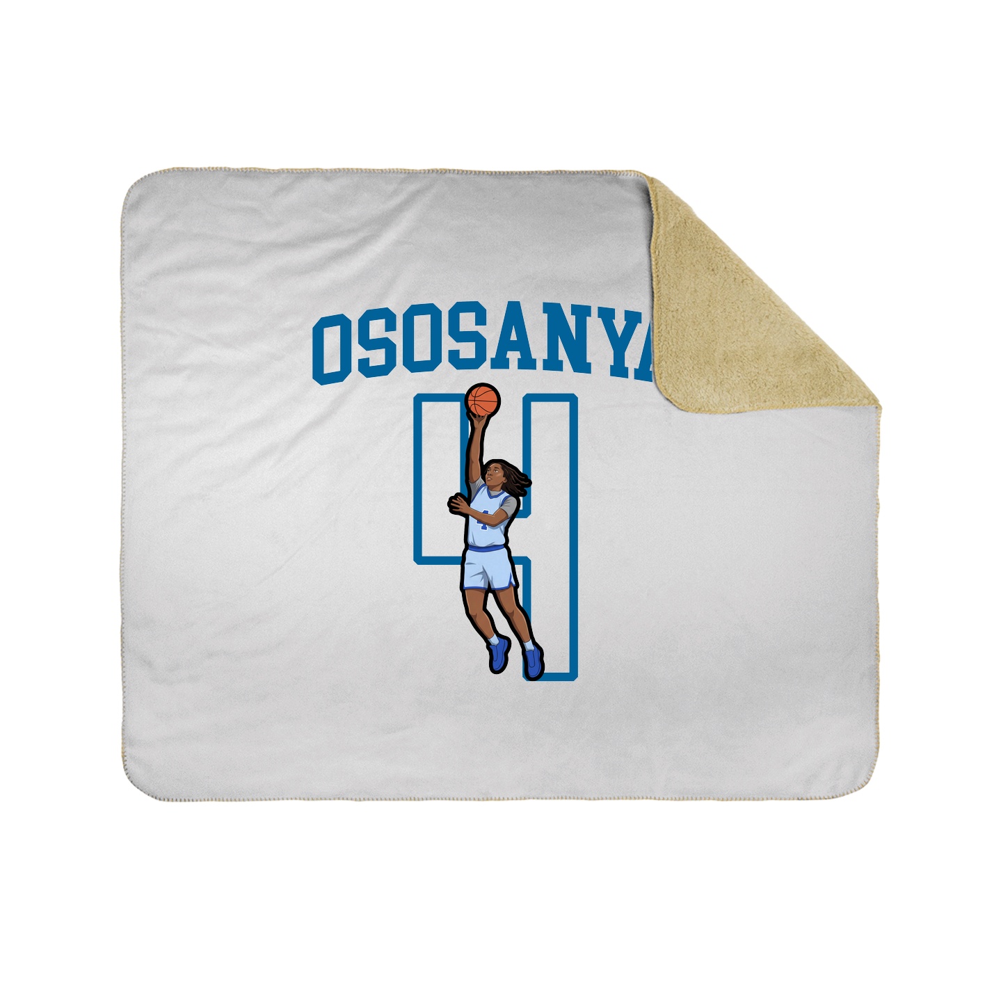 Throw Blanket — Shirsey in White