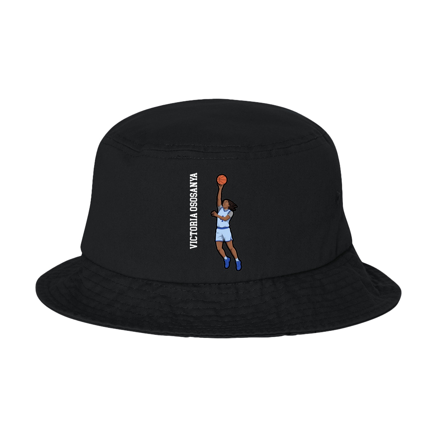 Bucket Cap — Name Vertical in Black