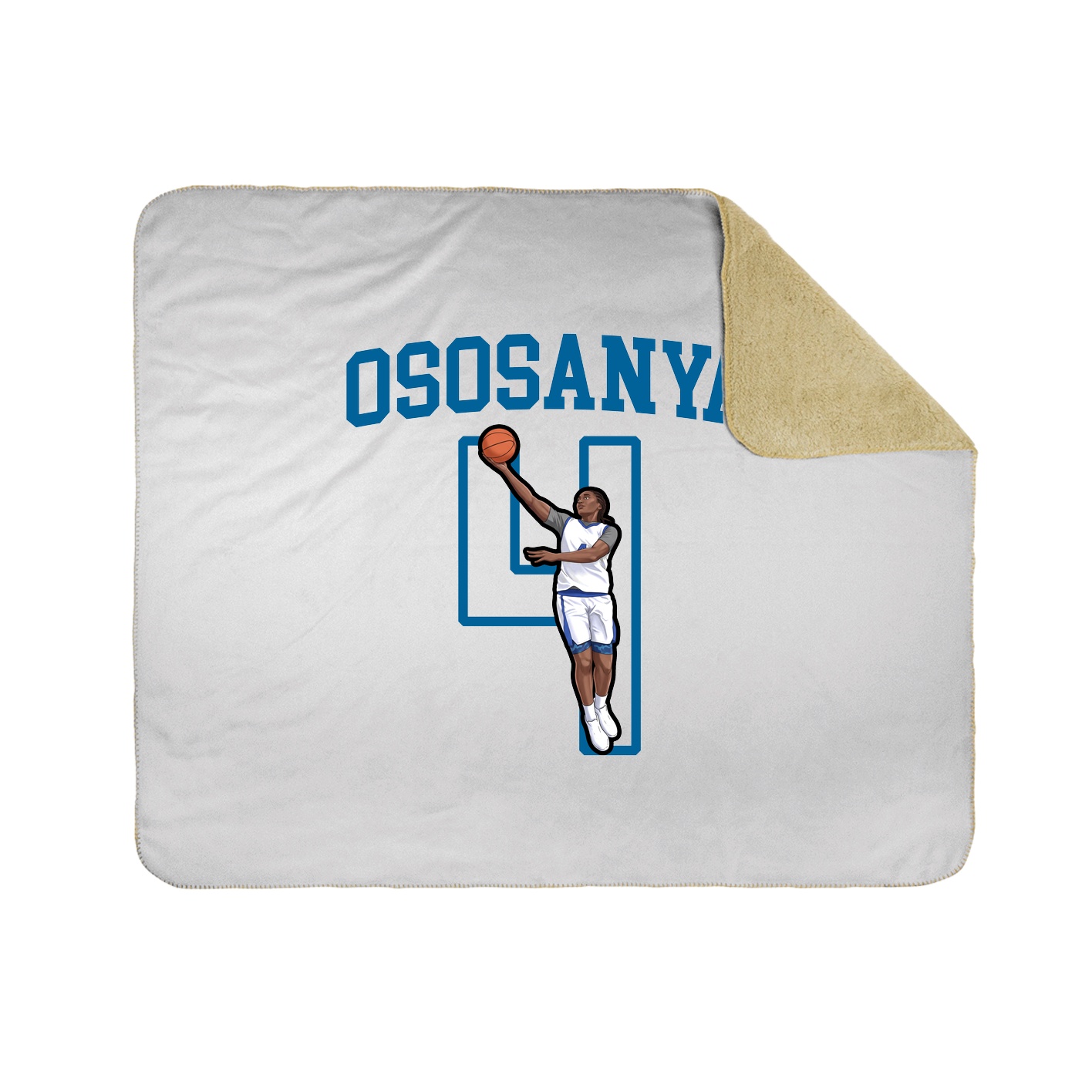 Throw Blanket — Shirsey in White